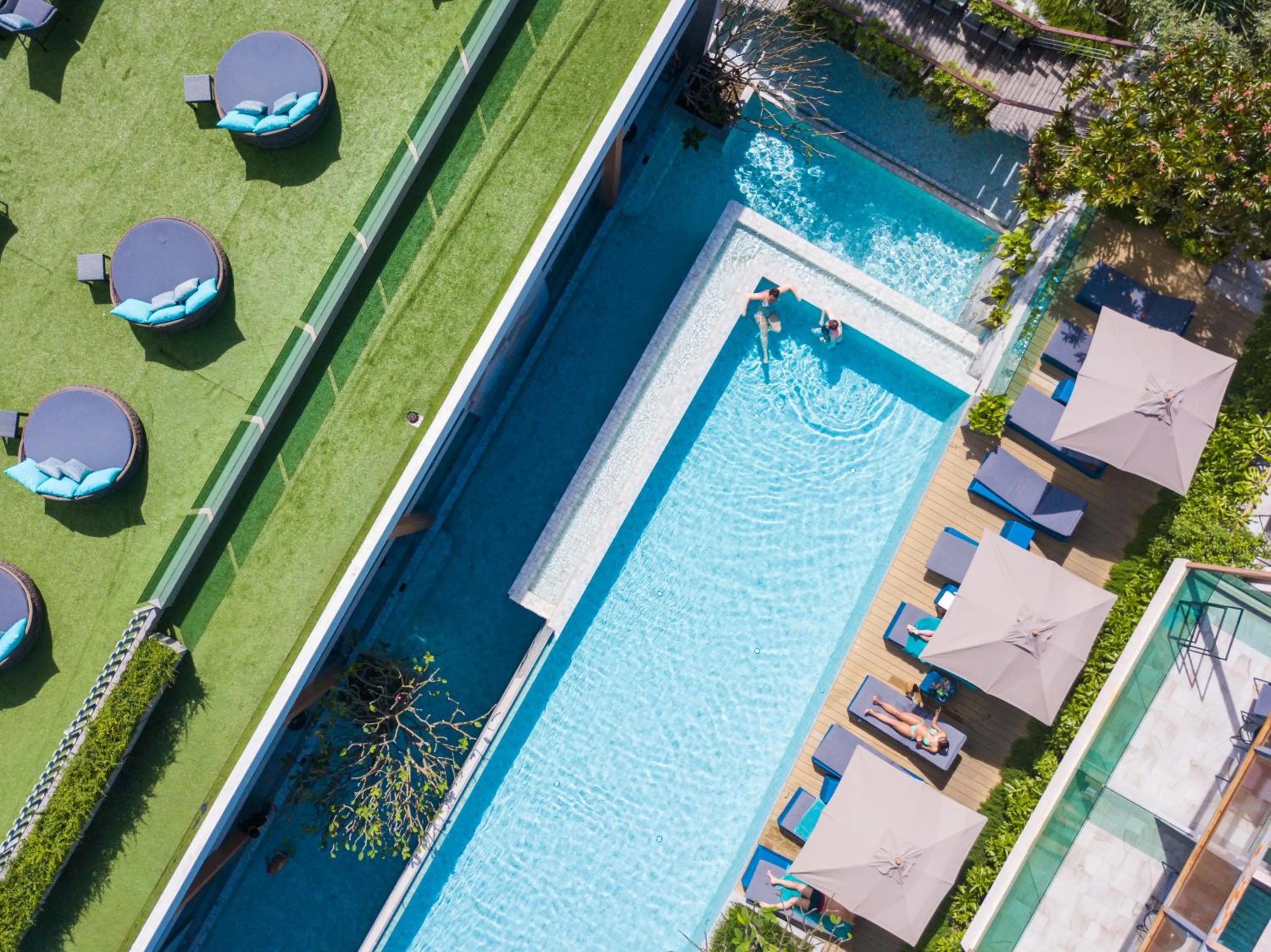 Bird's eye view in Fusion Suites Phuket Patong