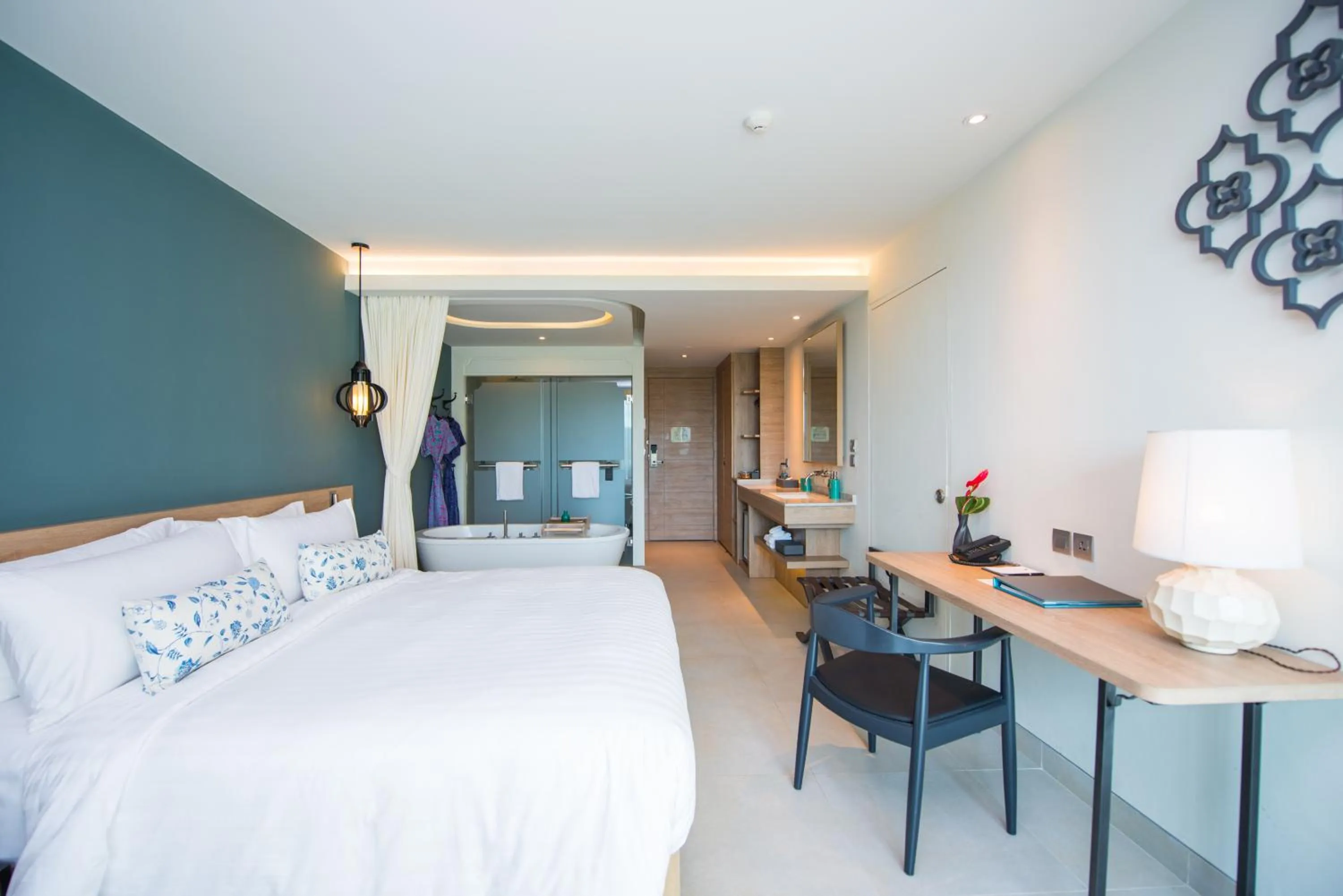 Bed in Fusion Suites Phuket Patong