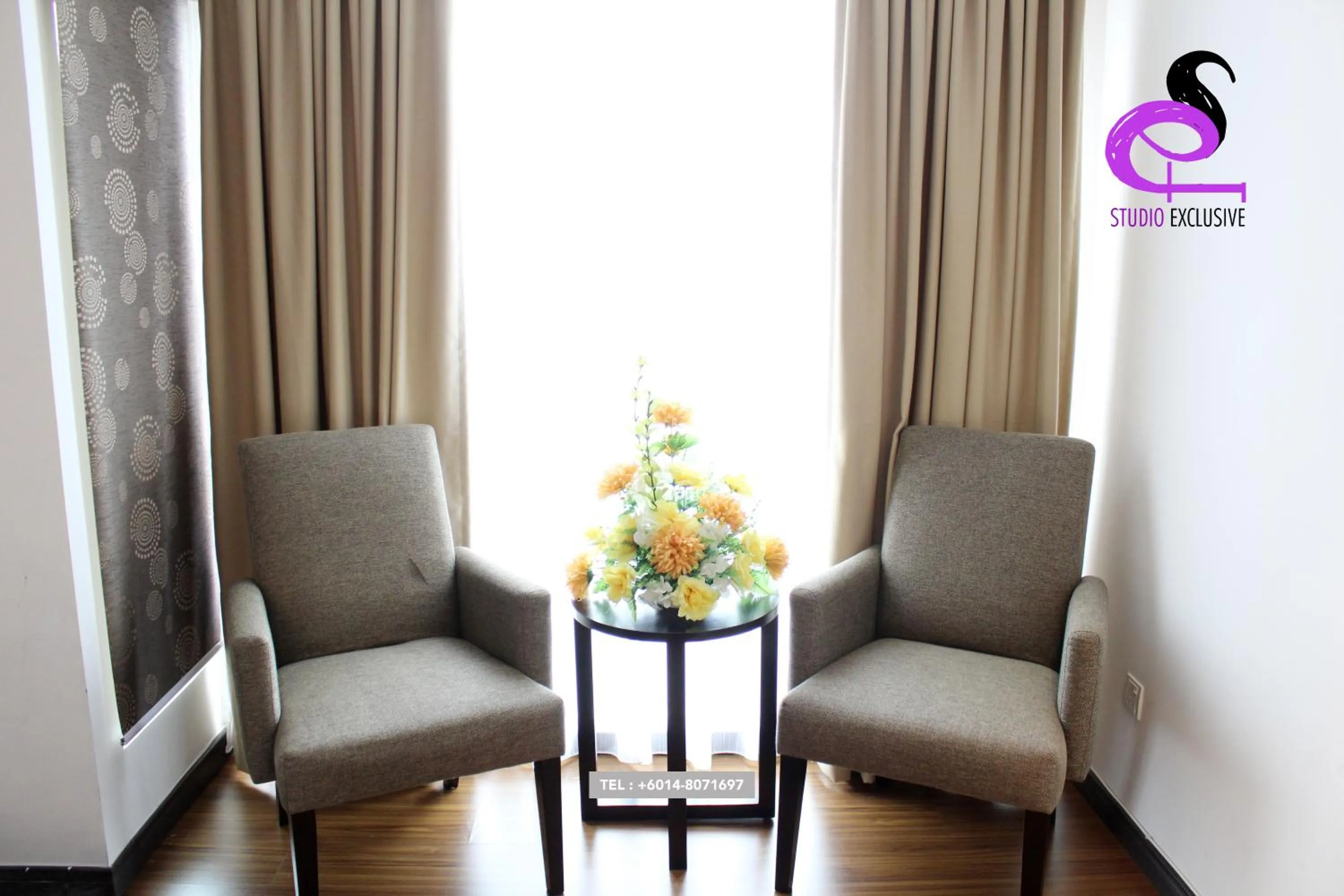 Seating area in Studio Exclusive (Kota Bharu City Point)