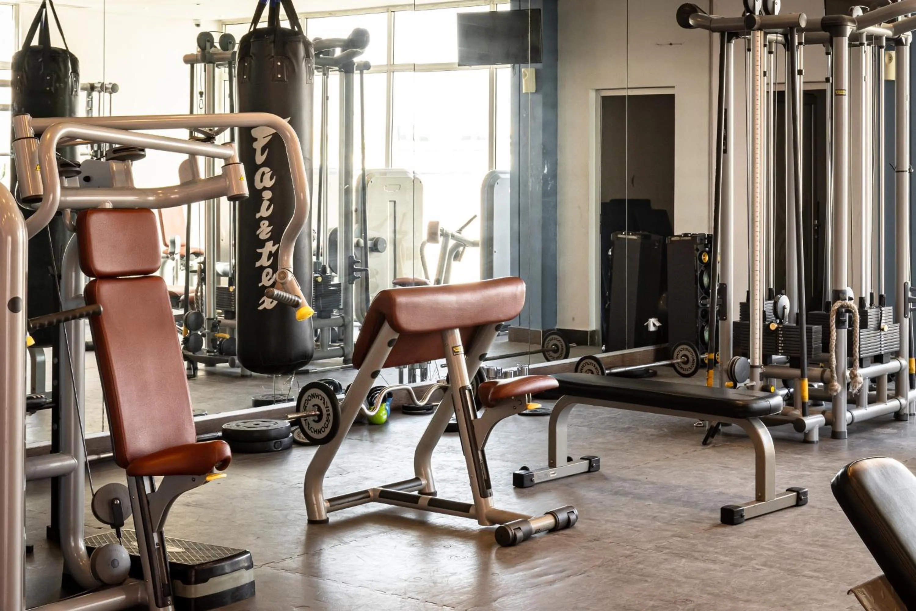 Fitness centre/facilities in Palmeiras Suite Hotel