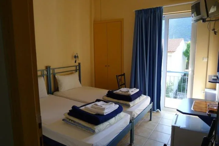 Property building, Bed in Melistas Rooms