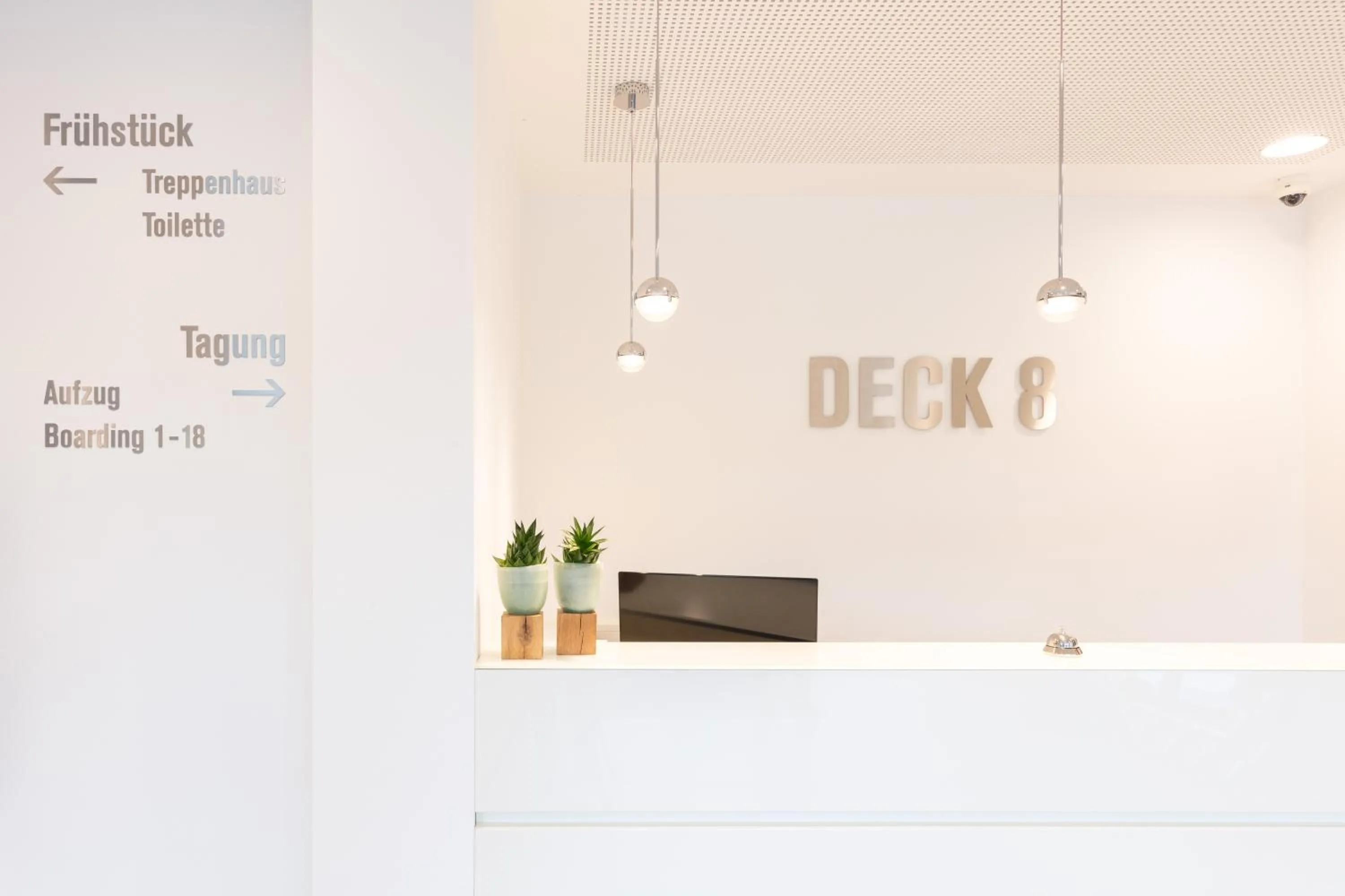 Lobby or reception in DECK 8 DESIGNHOTEL.SOEST