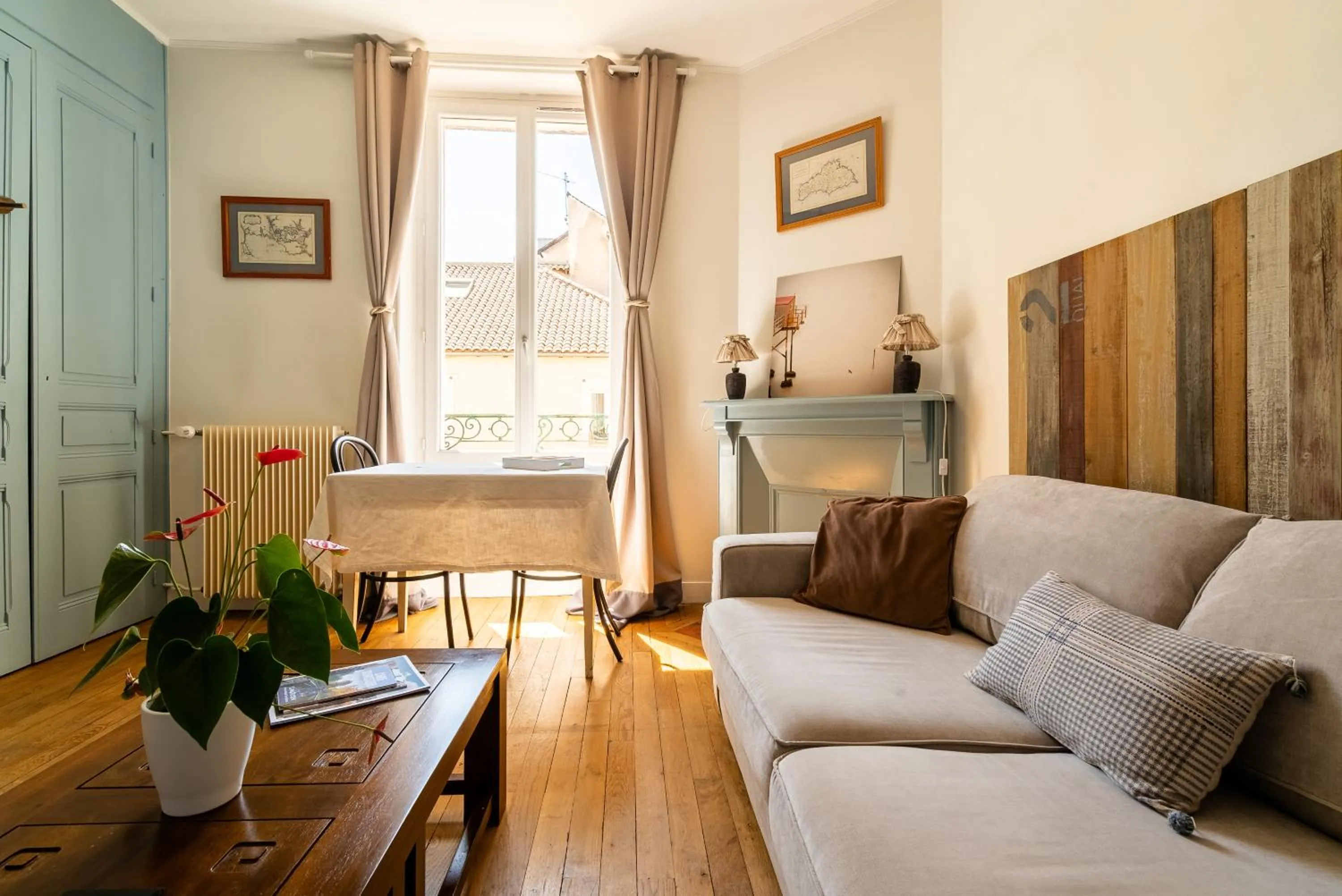 Living room in Dupain & Dubeurre Appart'hôtel - Parking en supp