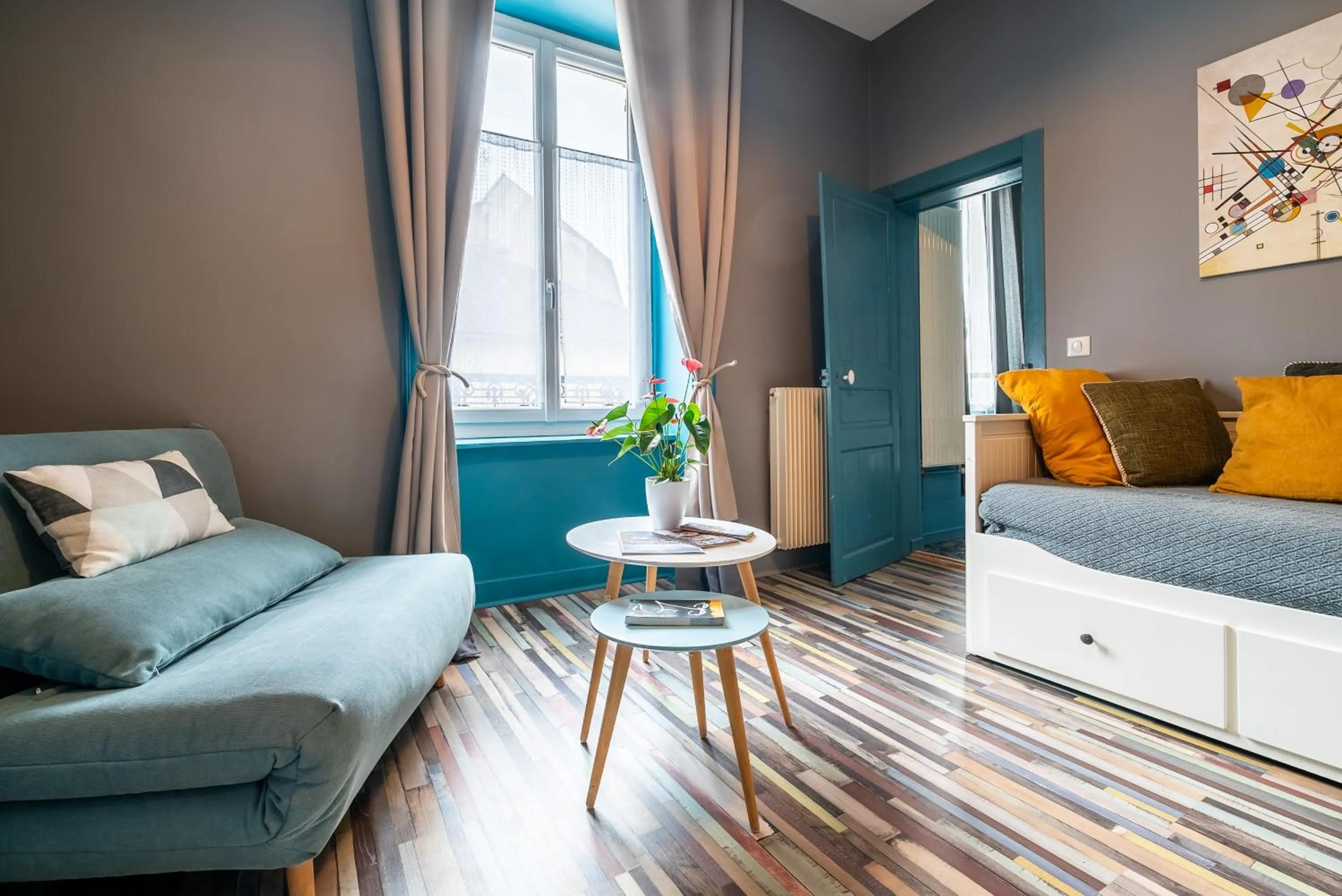 Living room in Dupain & Dubeurre Appart'hôtel - Parking en supp