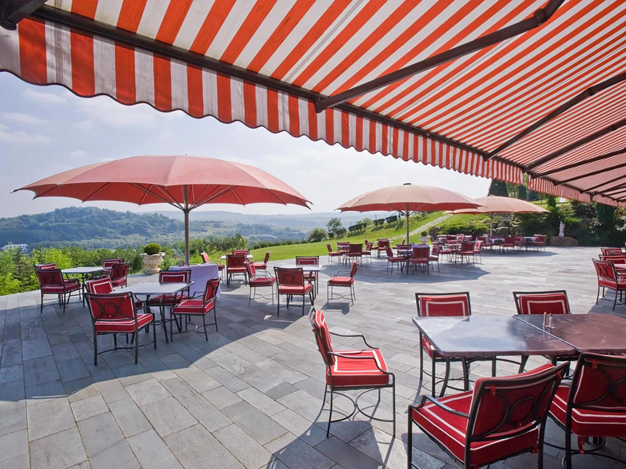 Patio in Eden au Lac