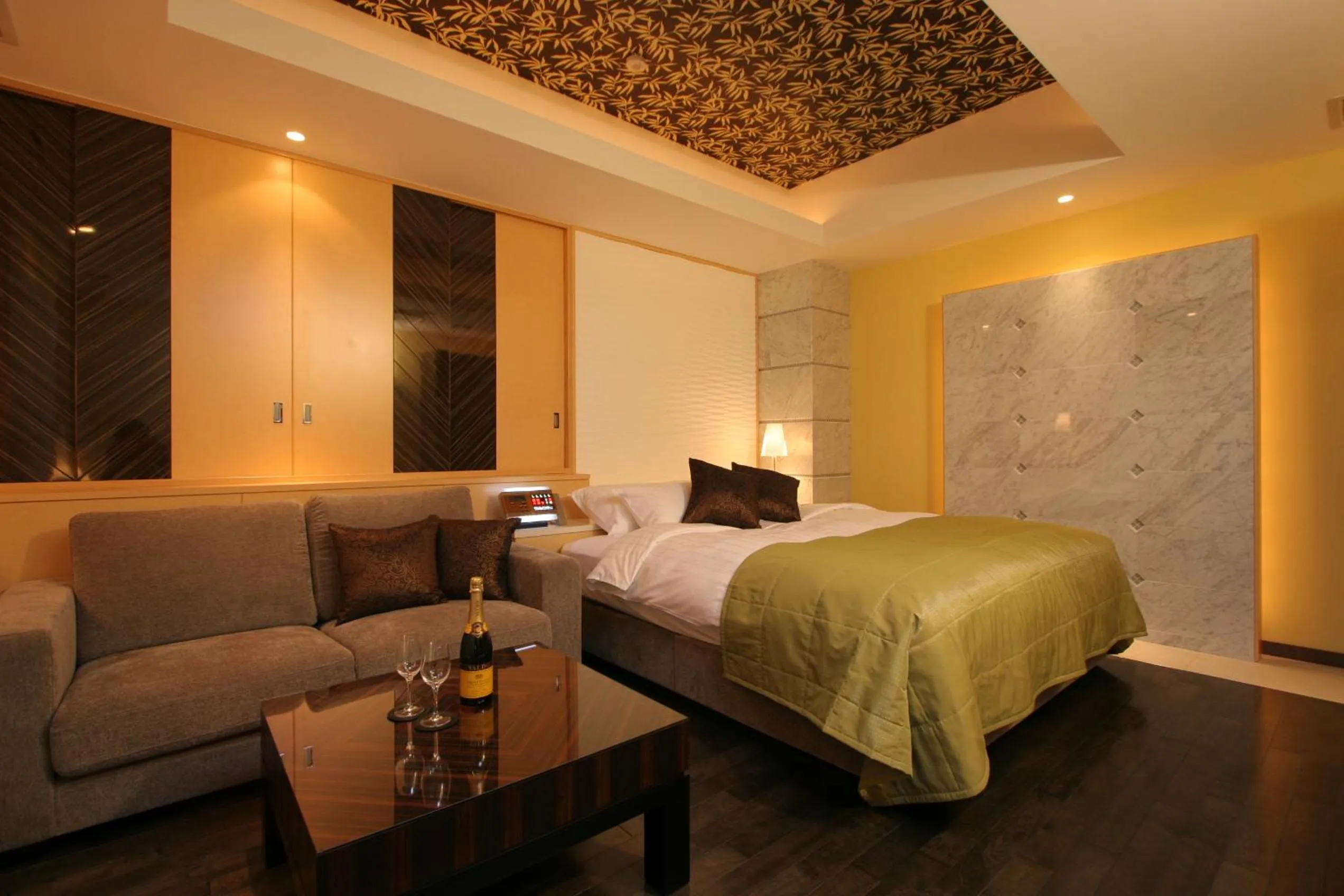 Bed in HOTEL W-PREMIUM -W GROUP HOTELS and RESORTS-