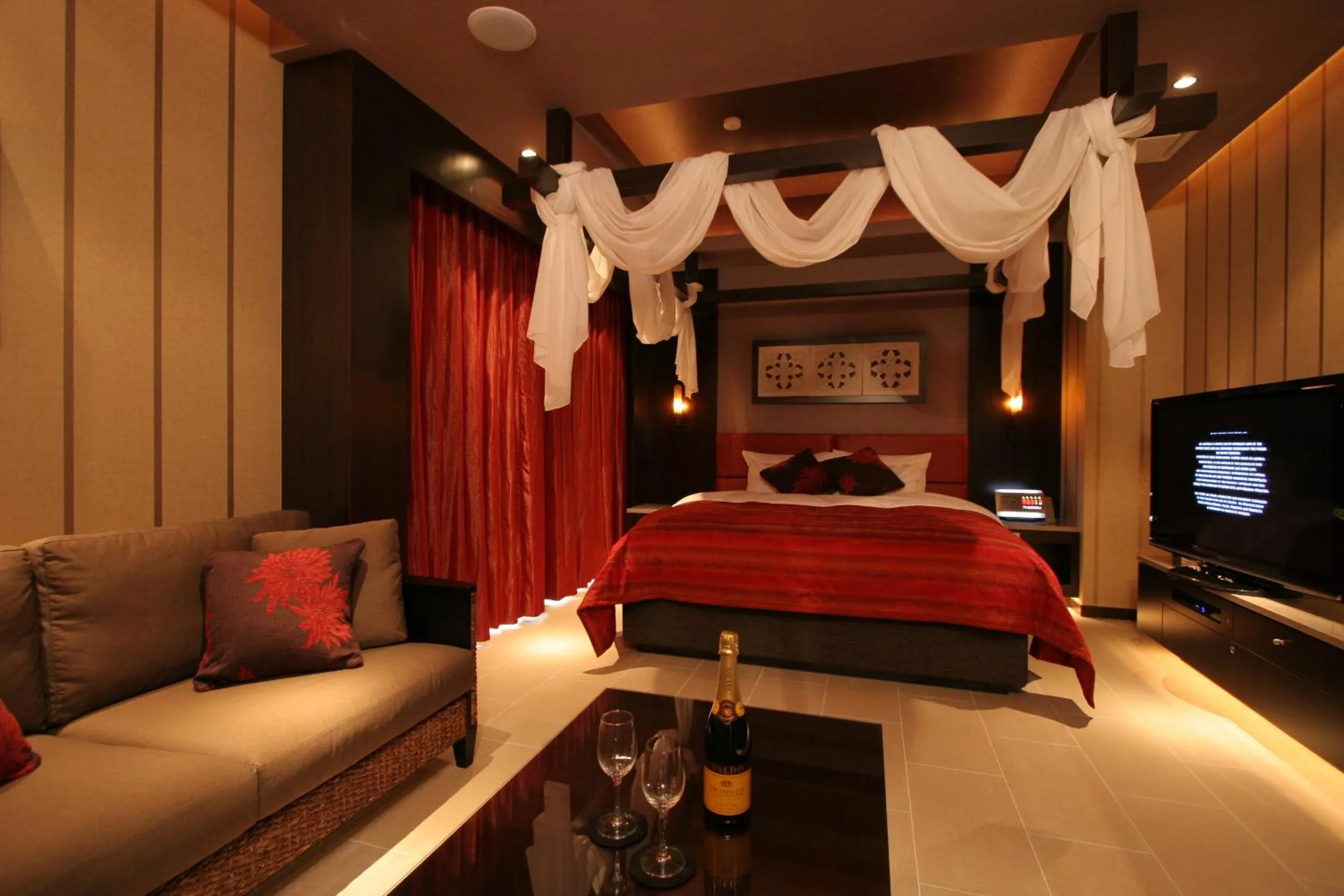 Bed in HOTEL W-PREMIUM -W GROUP HOTELS and RESORTS-