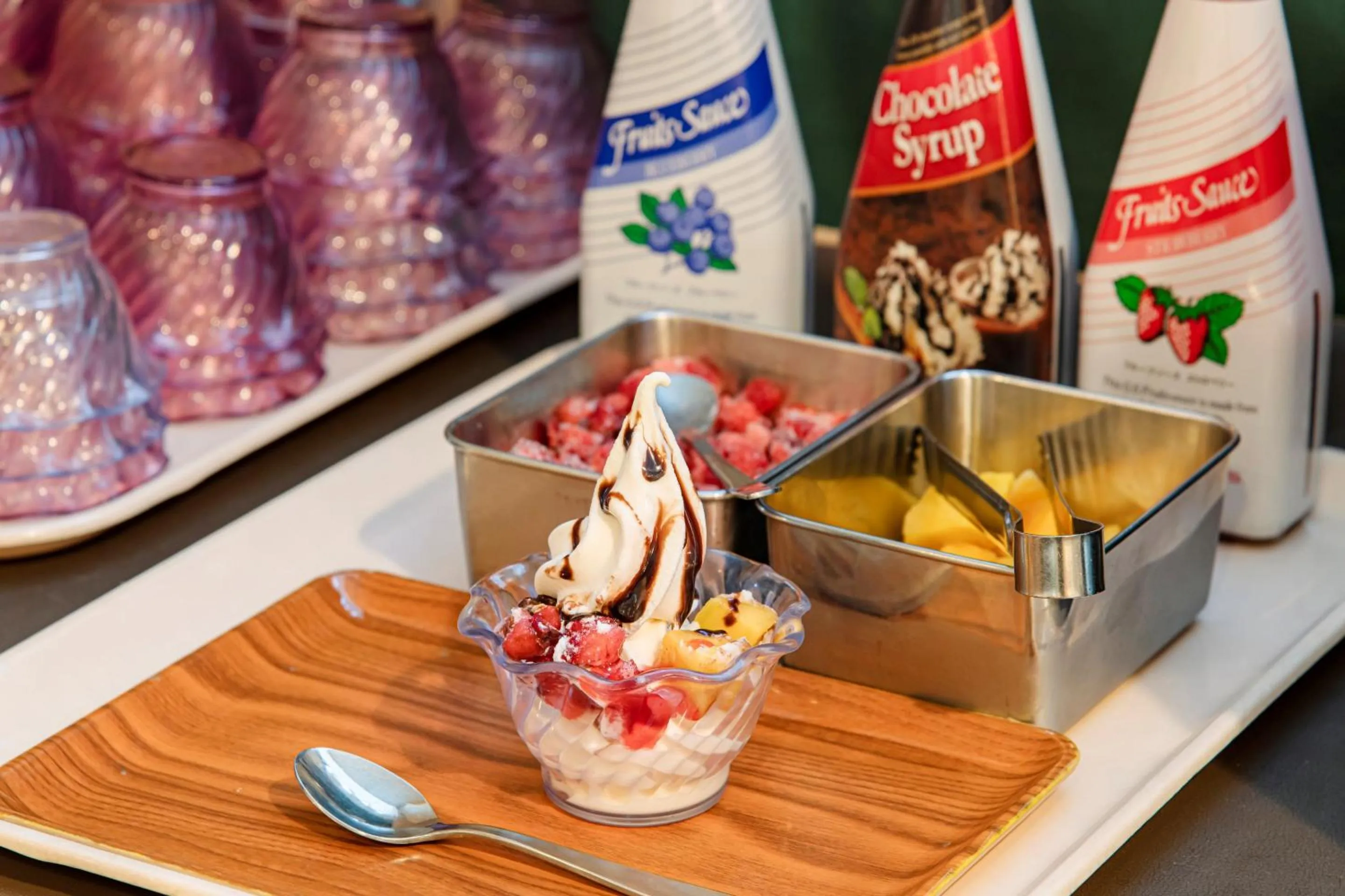 Food and drinks in Shirakabako Hotel Paipuno Kemuri