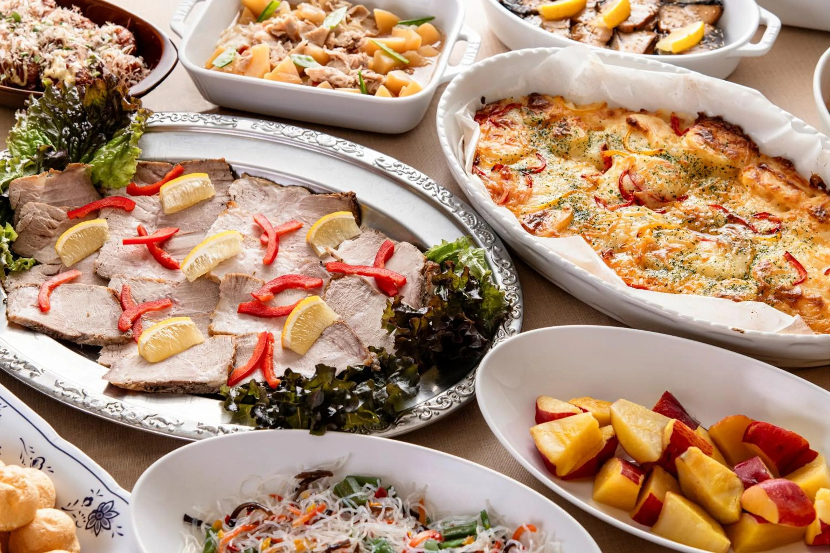 Dinner in Shirakabako Hotel Paipuno Kemuri