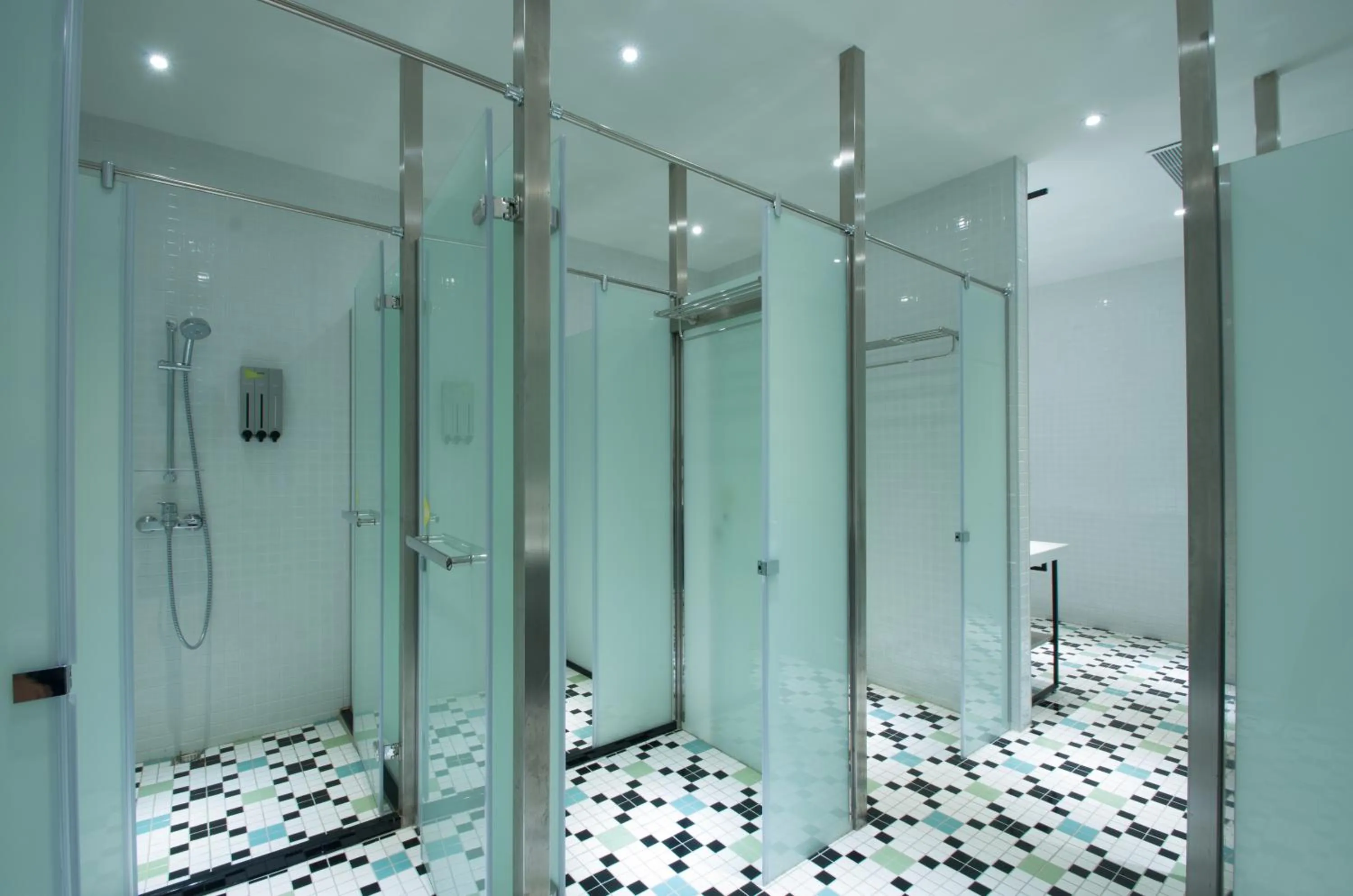 Shower in Let's Hostel