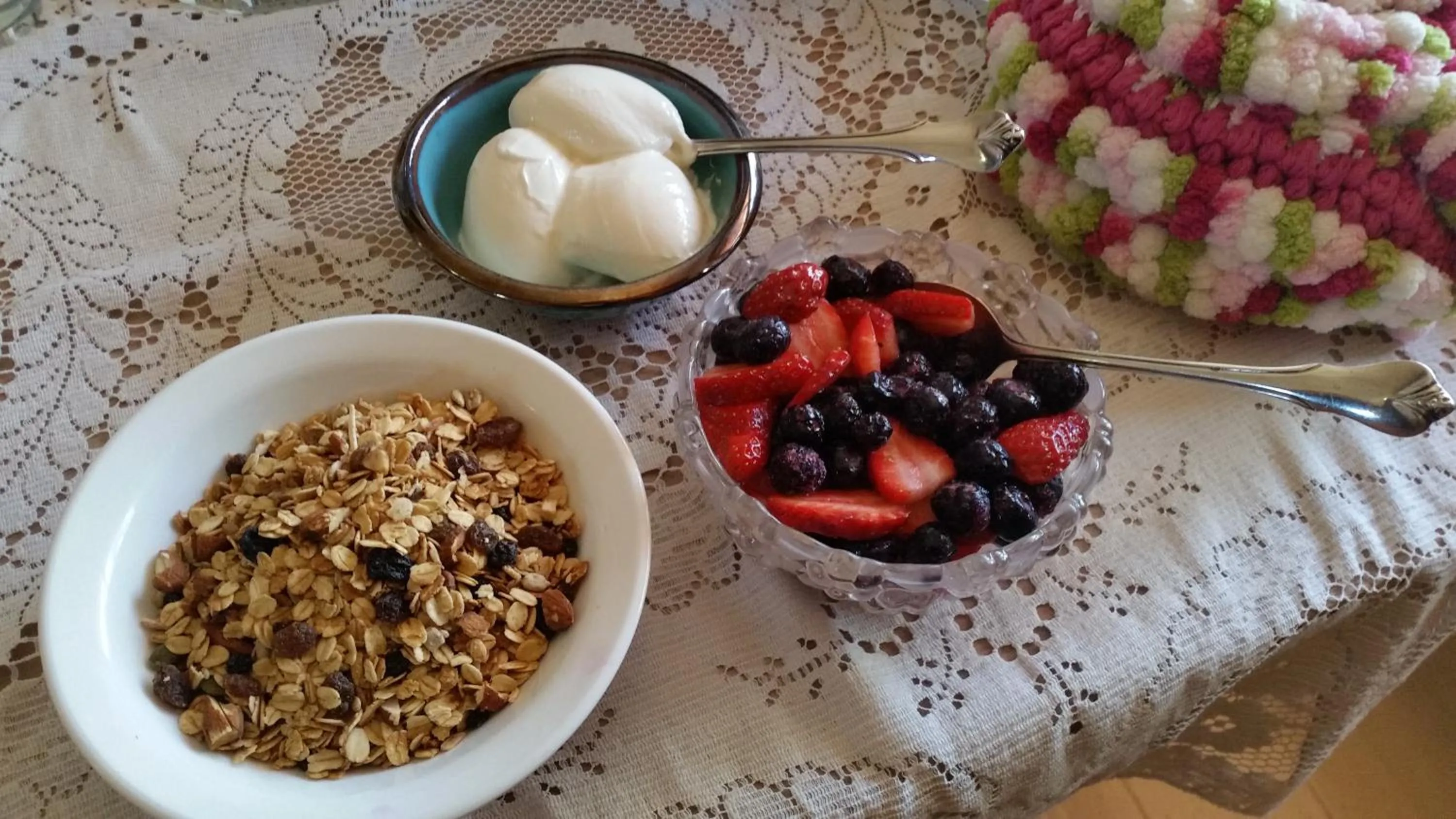 Continental breakfast in Sonja's Bed and Breakfast