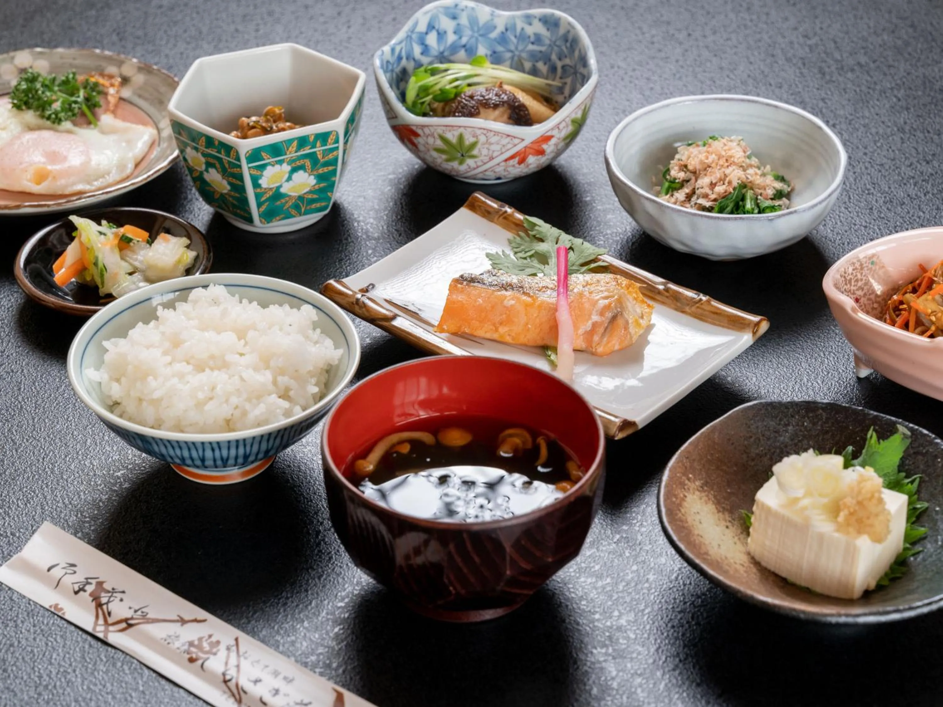 Breakfast in Oogute Kohan Shirasagi So