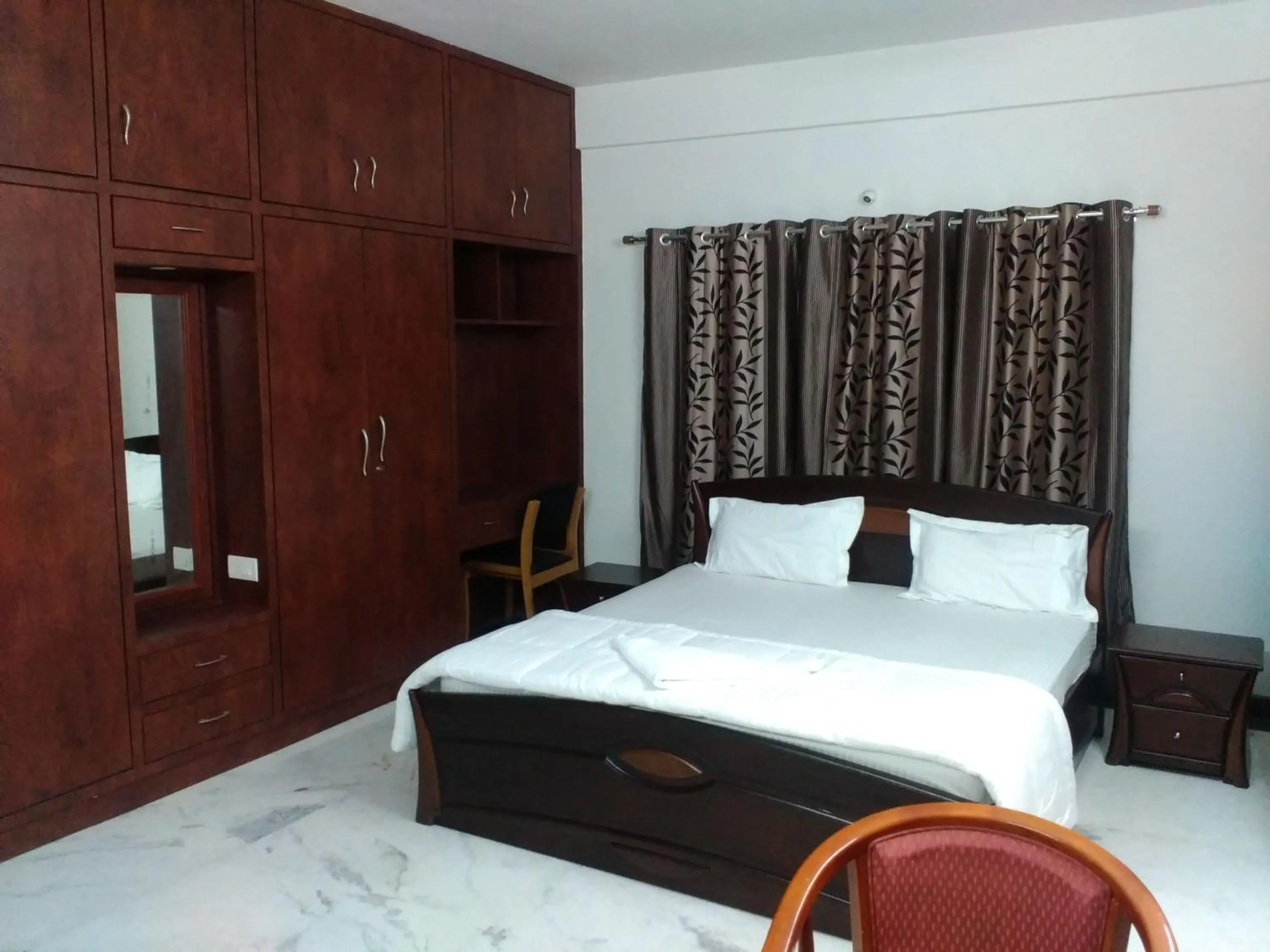 Bedroom, Bed in Fresh Living Prime Banjara