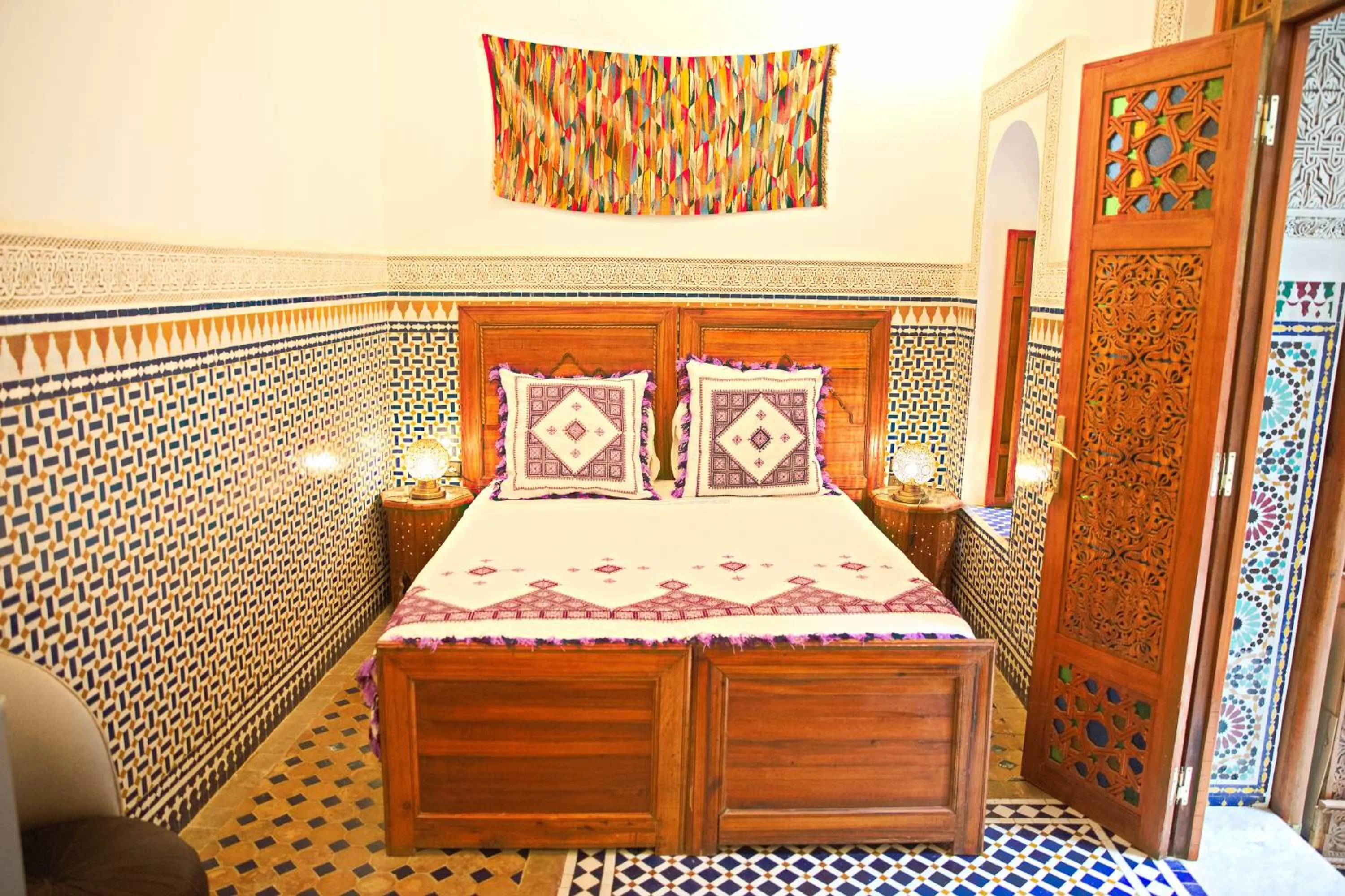 Bedroom, Bed in Riad Ouliya
