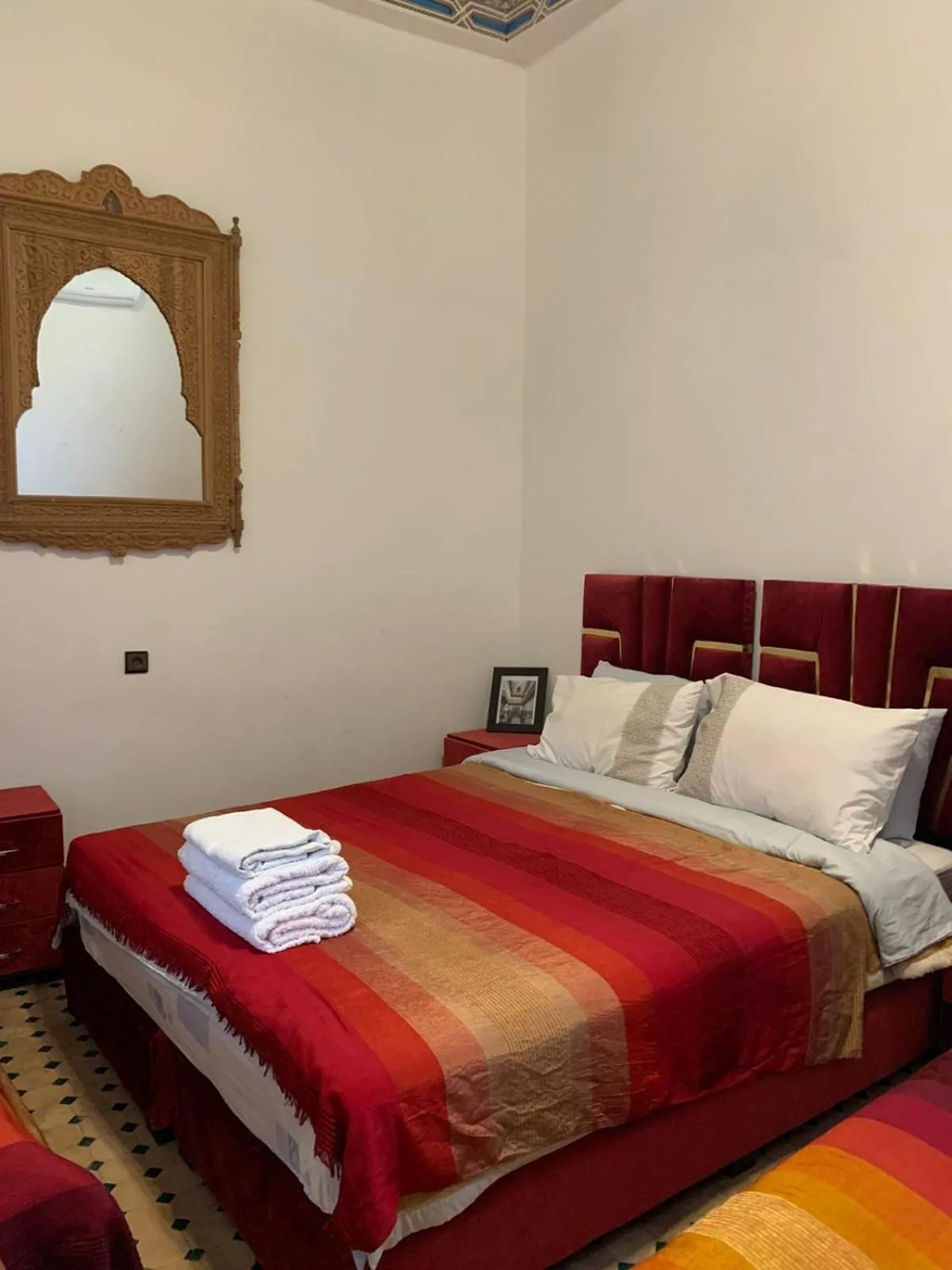 Bed in Riad Ouliya