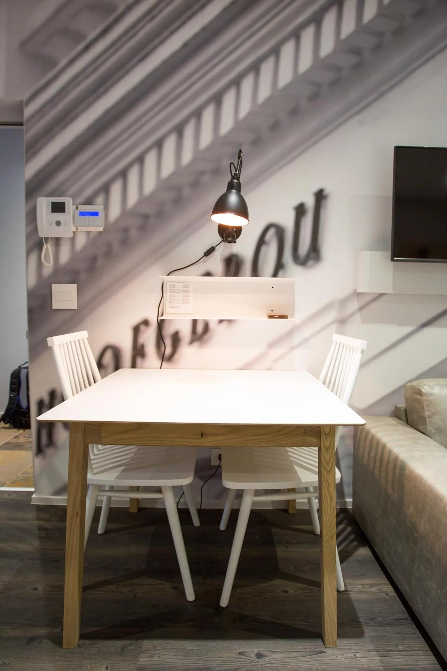 Seating area in Laanhof Studios
