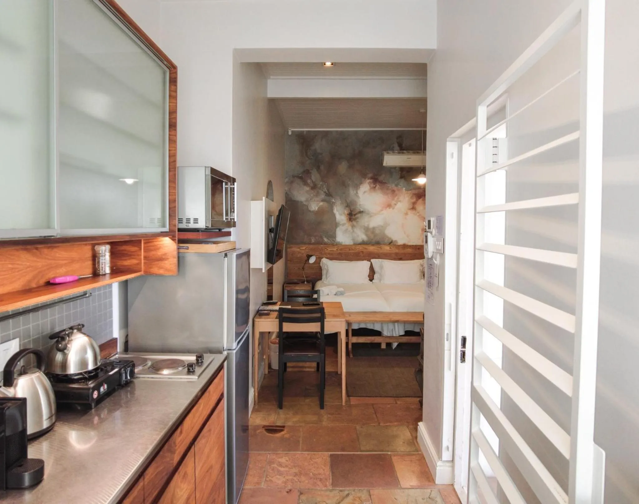 Kitchen or kitchenette in Laanhof Studios