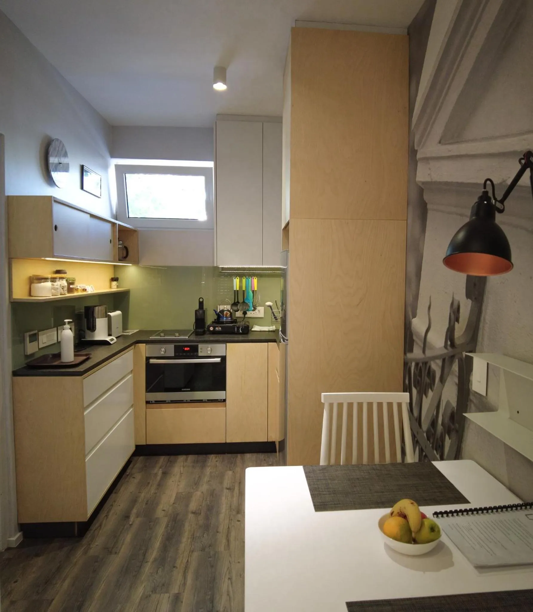 Kitchen or kitchenette in Laanhof Studios