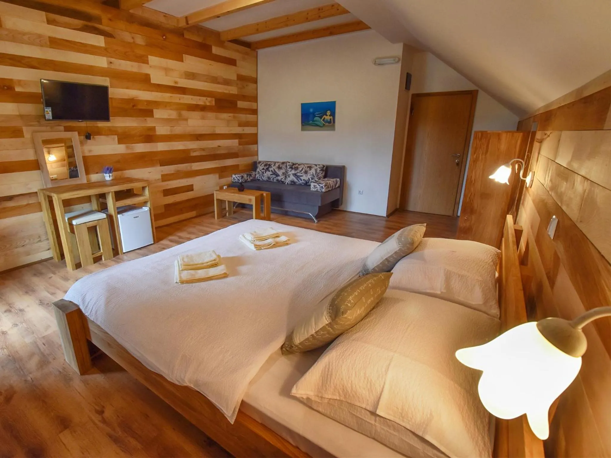 Bedroom, Bed in Villa Stone