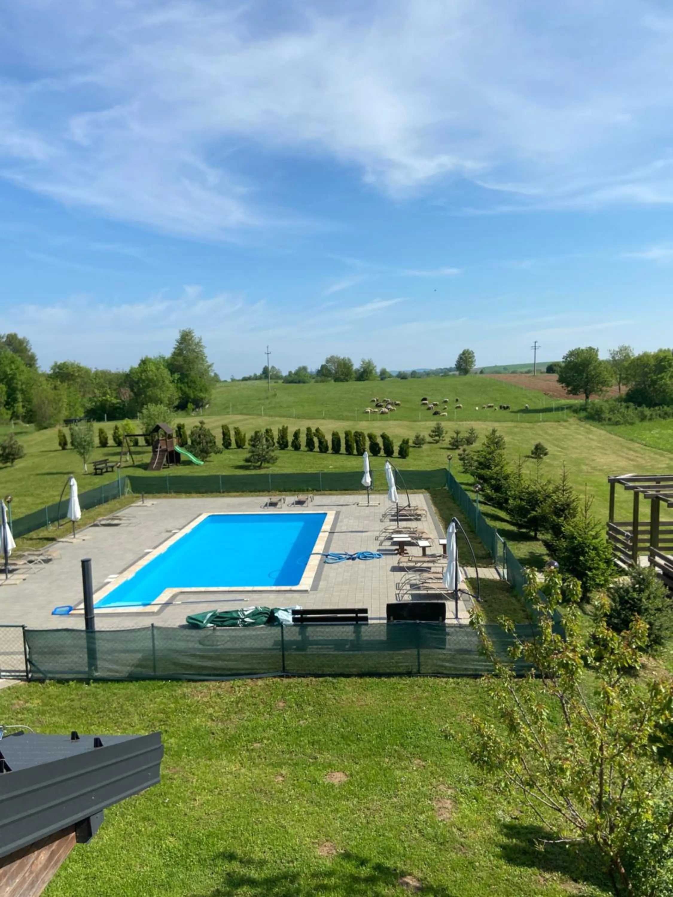 Pool view in Villa Stone