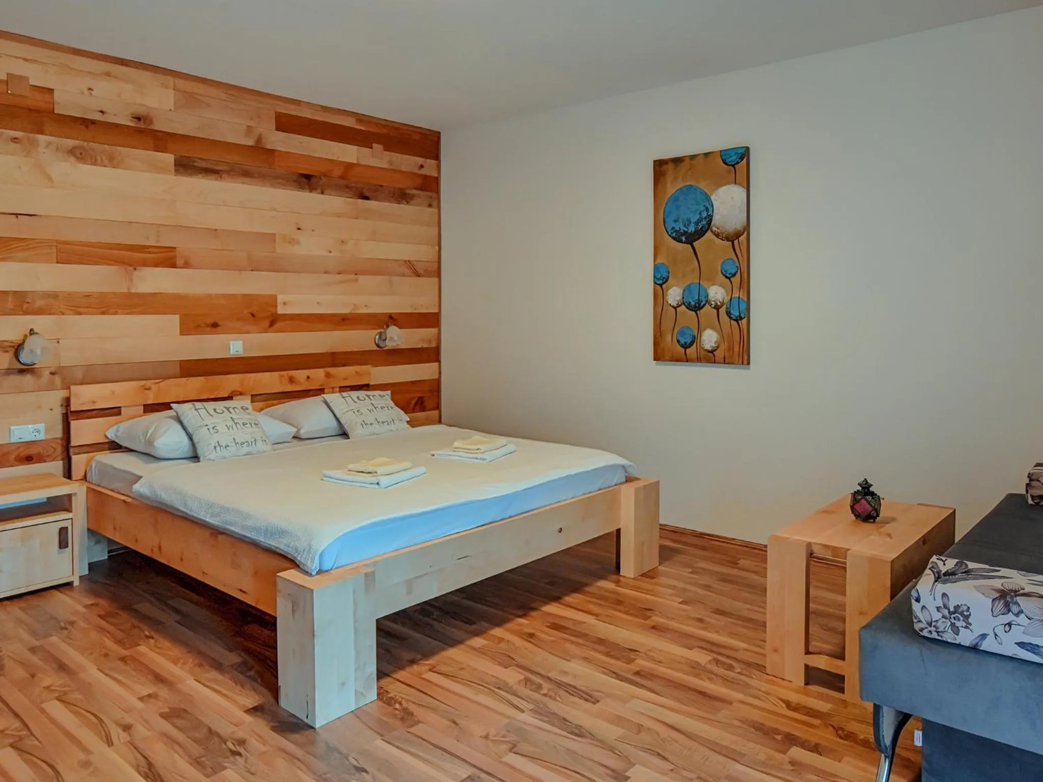 Bedroom, Bed in Villa Stone