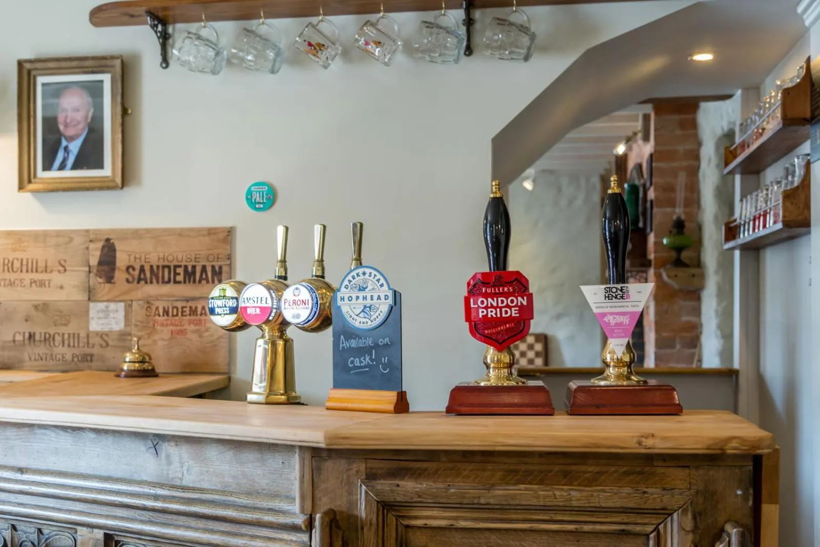 Dining area in The Dog & Gun Inn