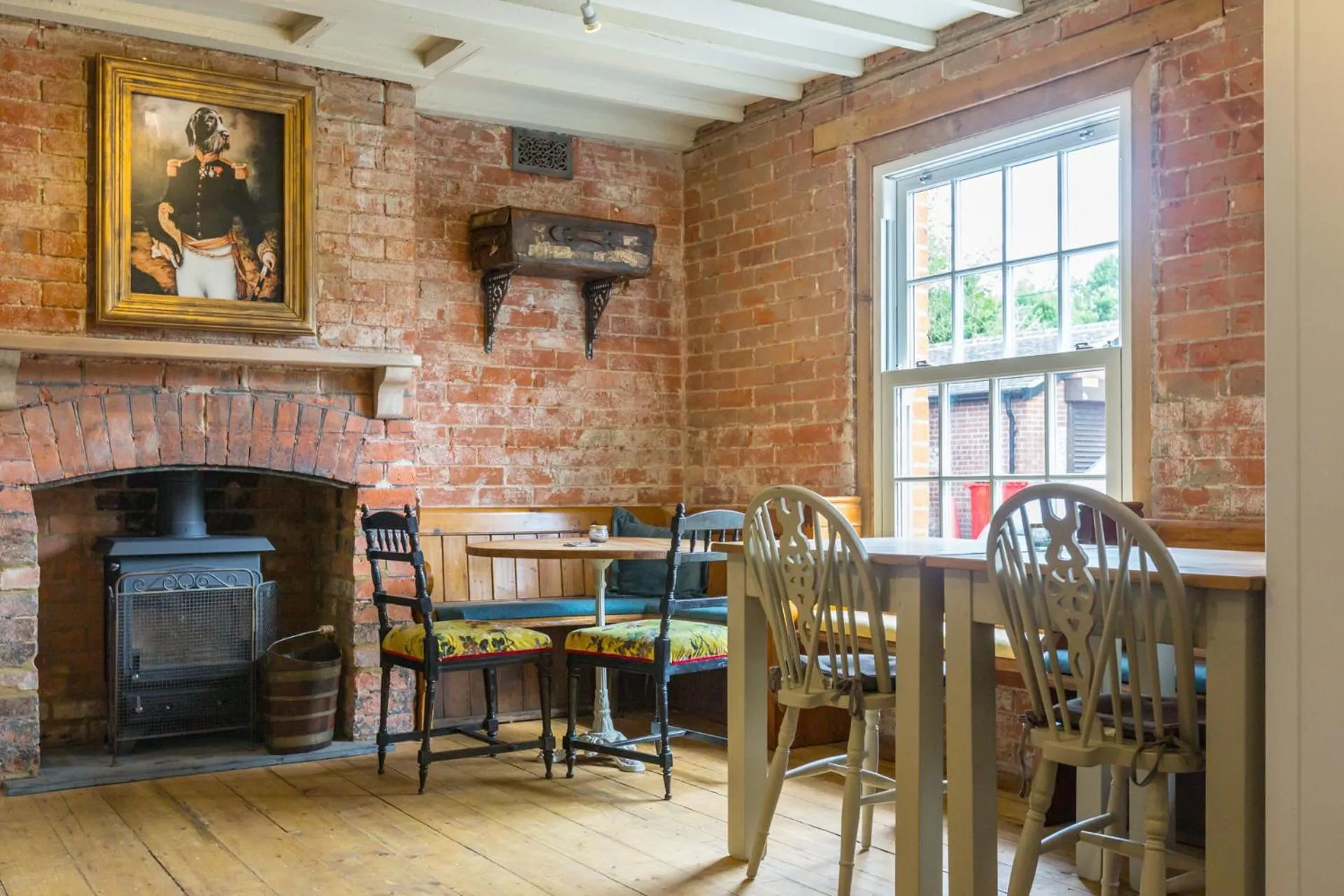 Dining area in The Dog & Gun Inn