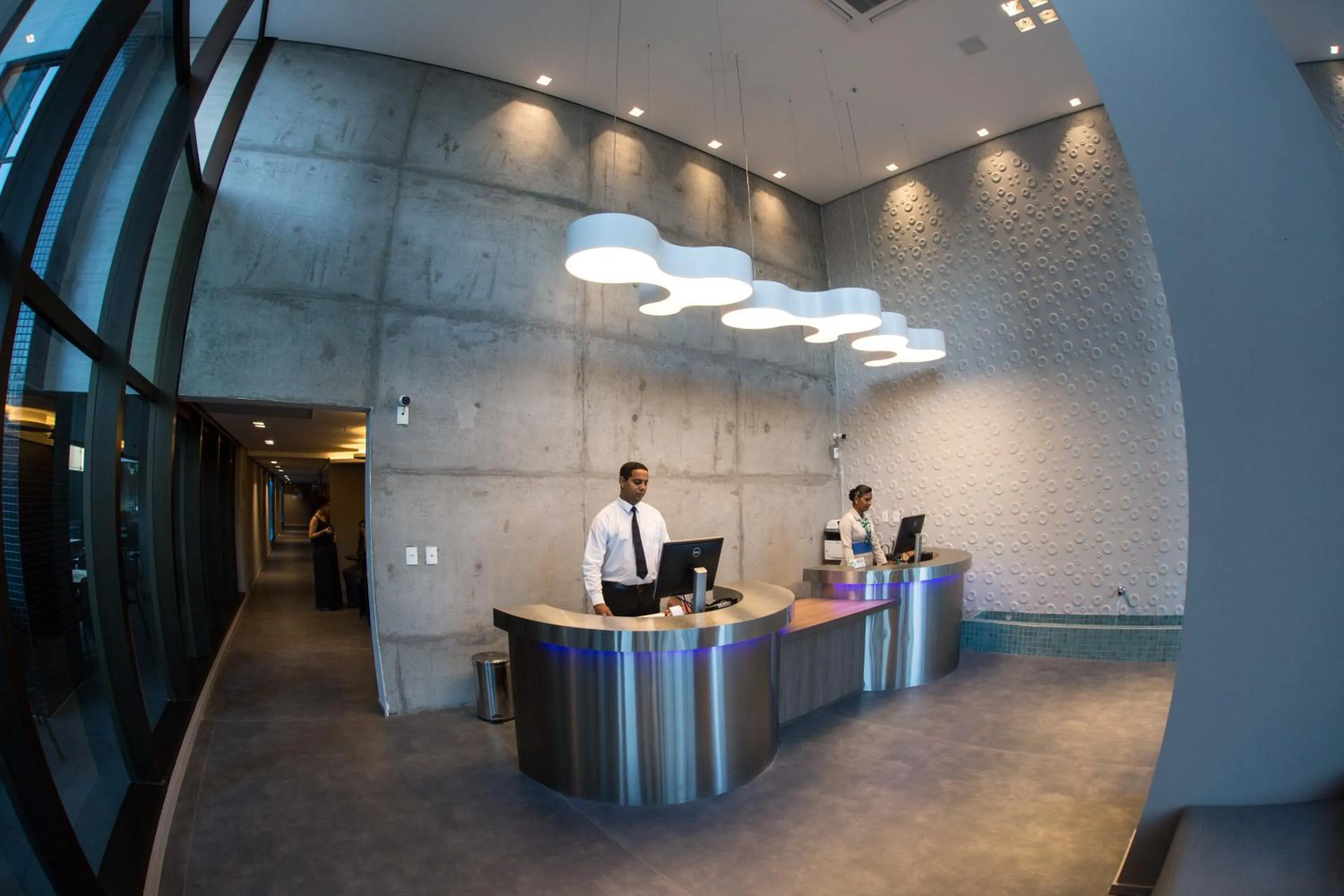 Lobby or reception in Acqua Suítes Maceió
