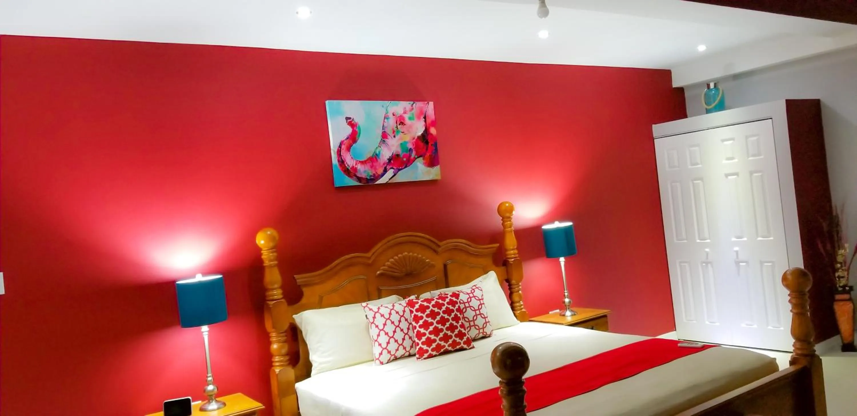 Bedroom, Bed in New Kingston Guest Apartments @ Donhead