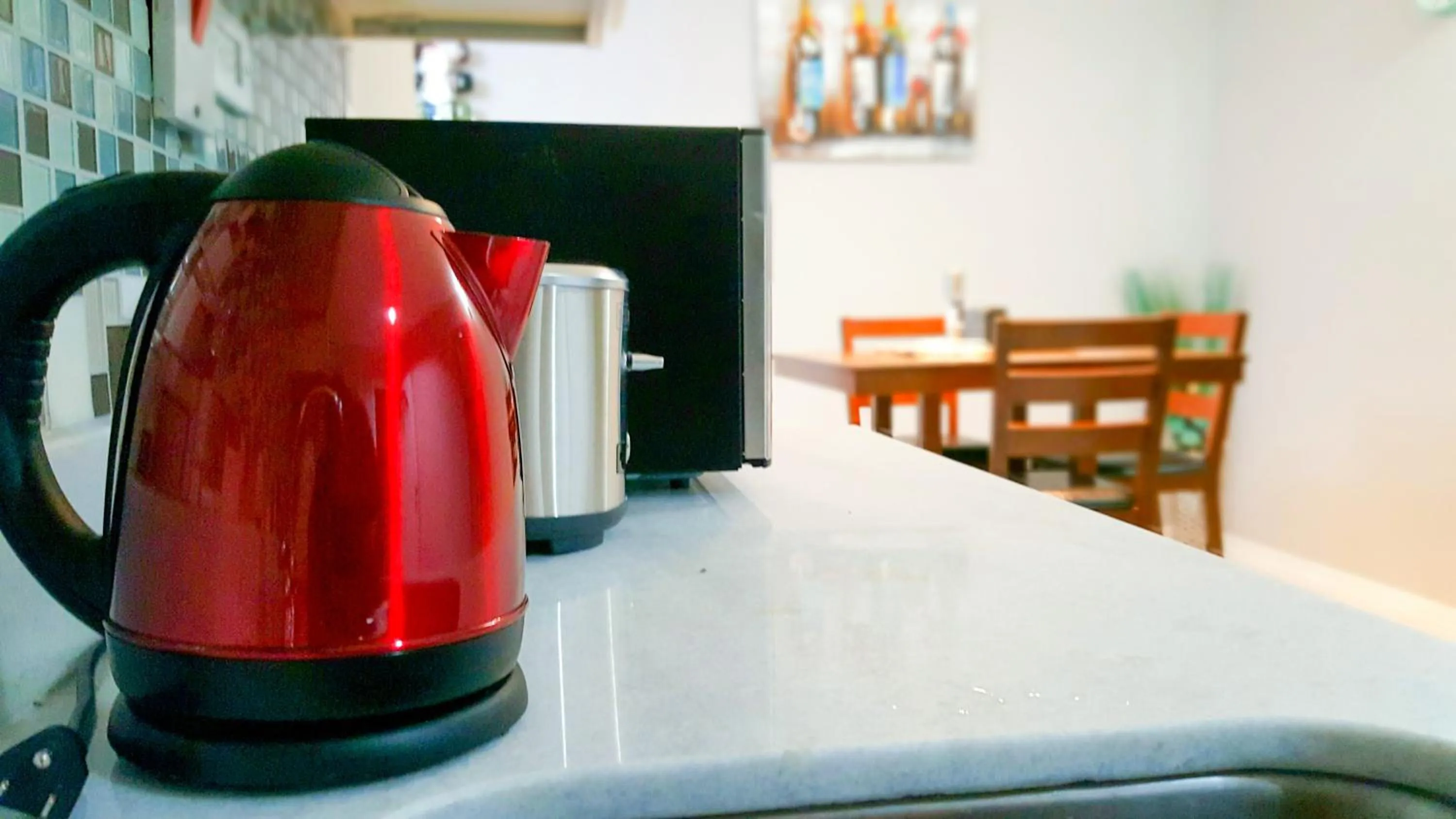 Kitchen or kitchenette in New Kingston Guest Apartments @ Donhead