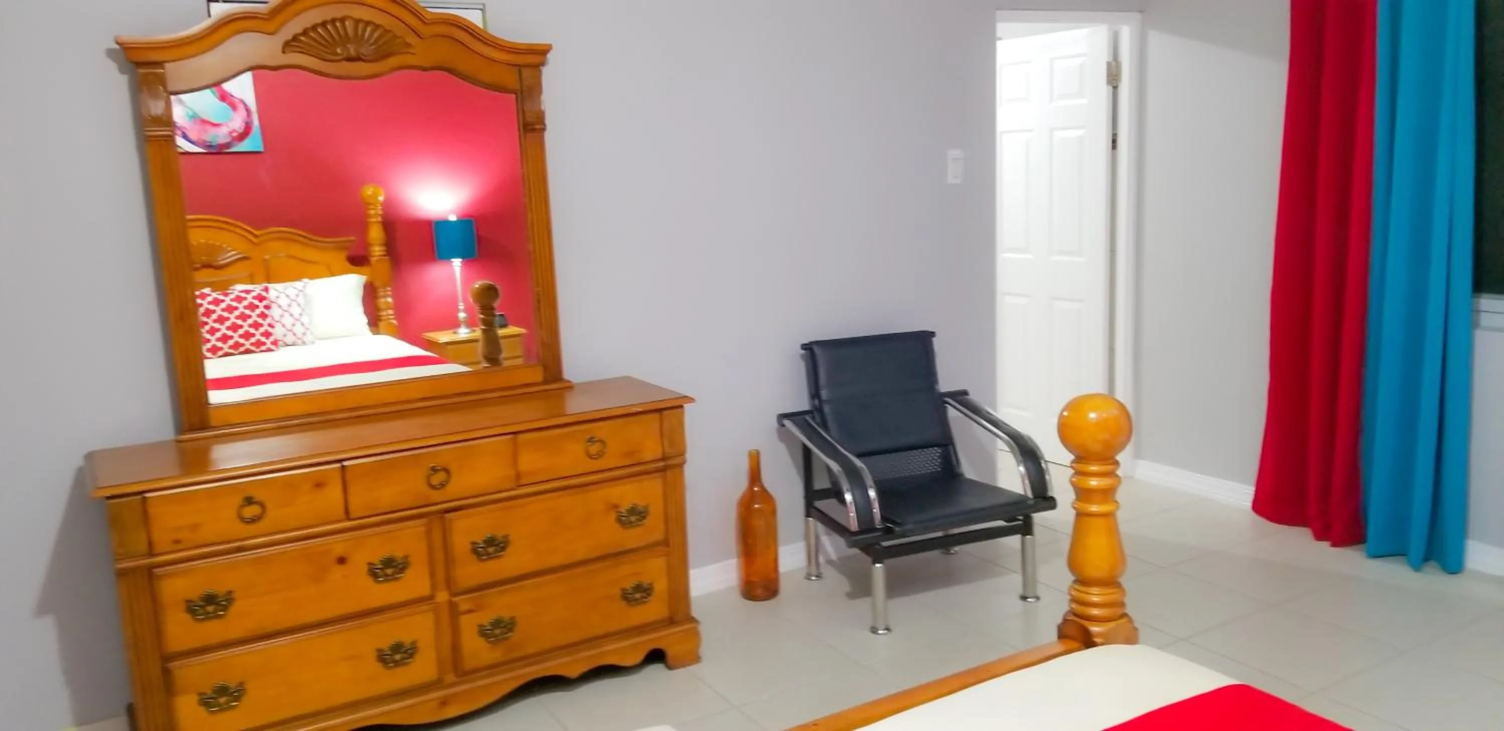 Bedroom, Bed in New Kingston Guest Apartments @ Donhead