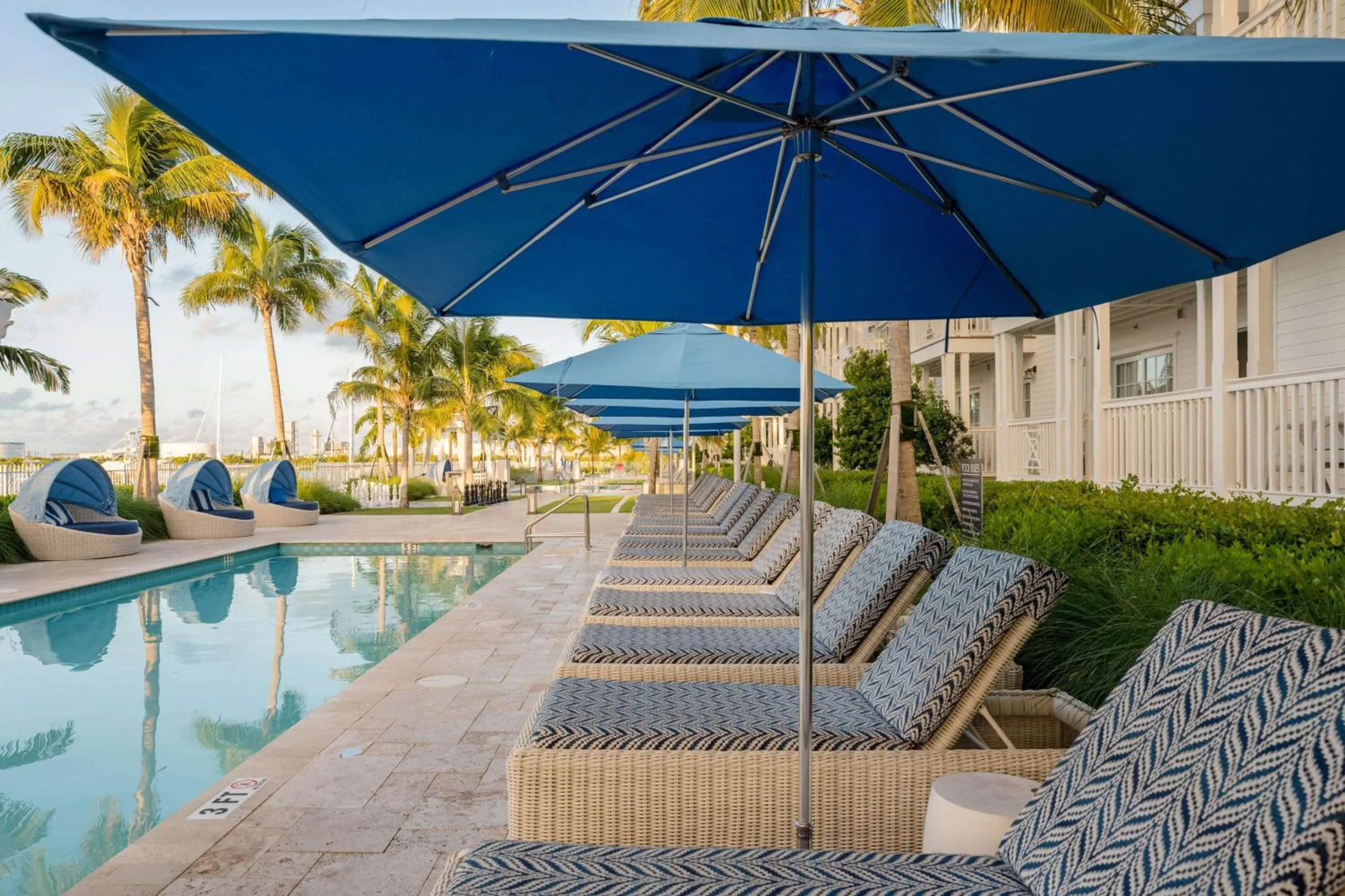 Patio in Oceans Edge Key West