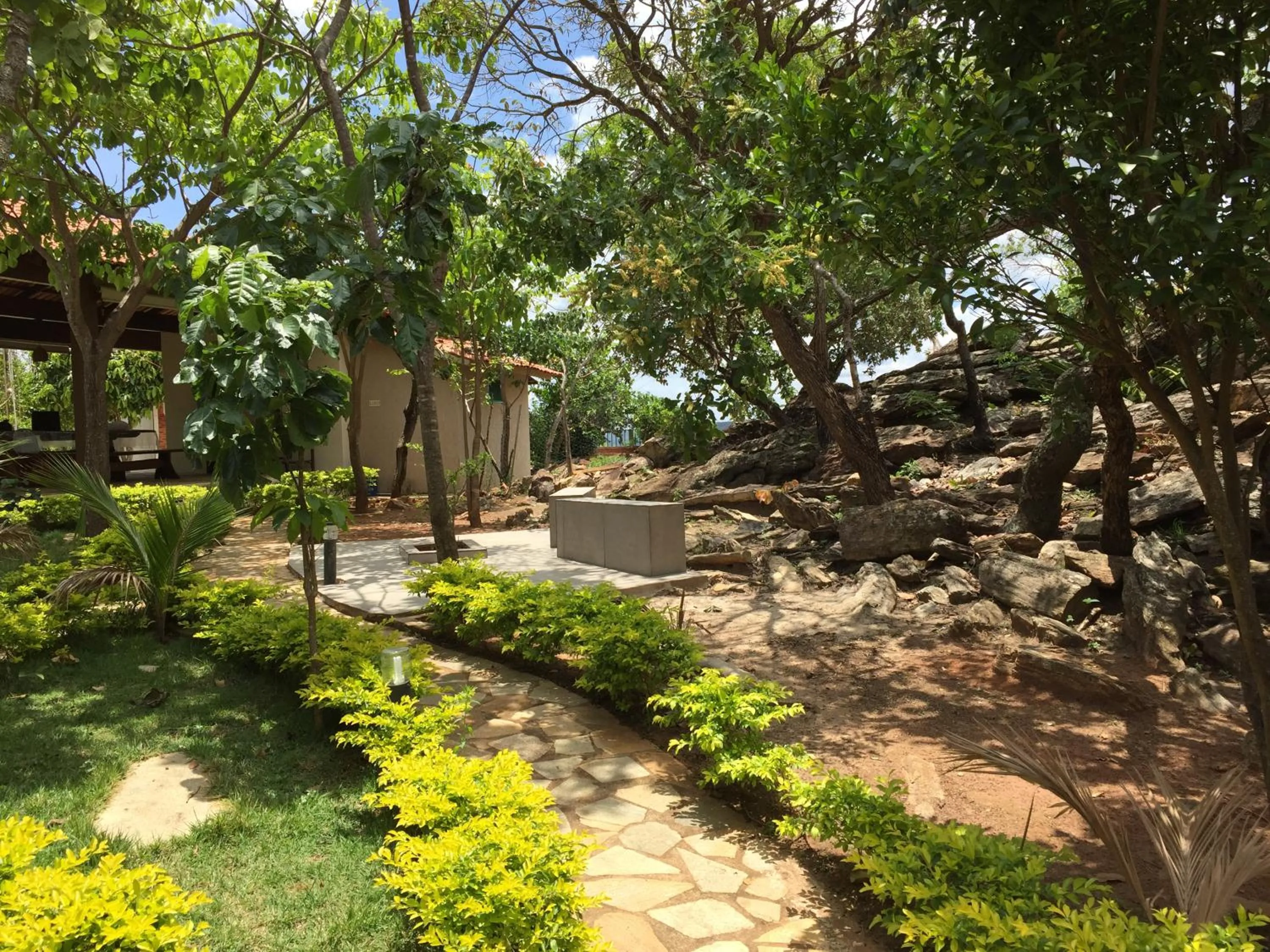 Garden view in Pousada Recanto das Pedras São Leopoldo