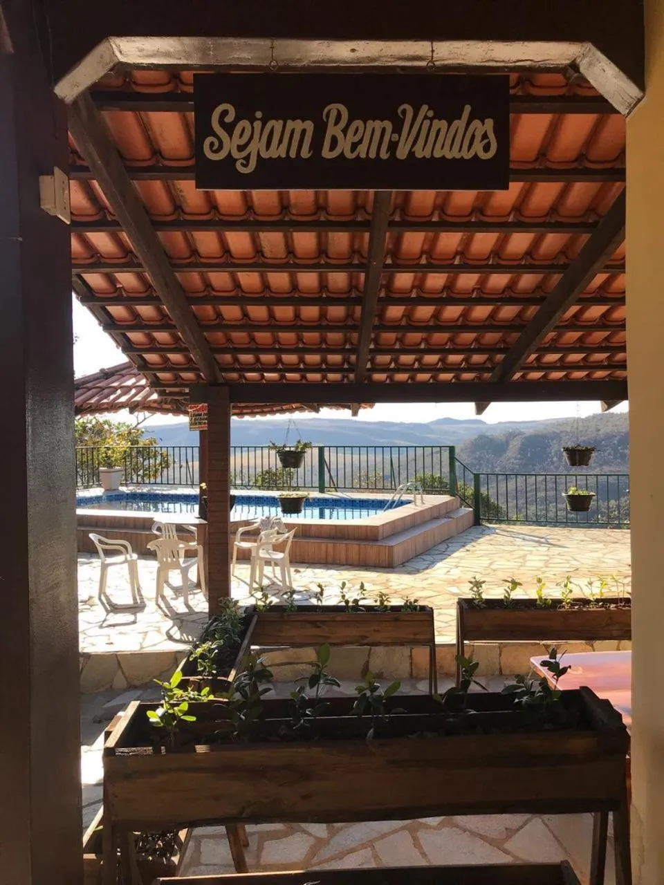 Garden view in Pousada Recanto das Pedras São Leopoldo