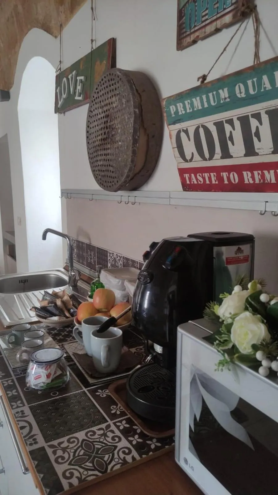 Kitchen or kitchenette in Il Geco