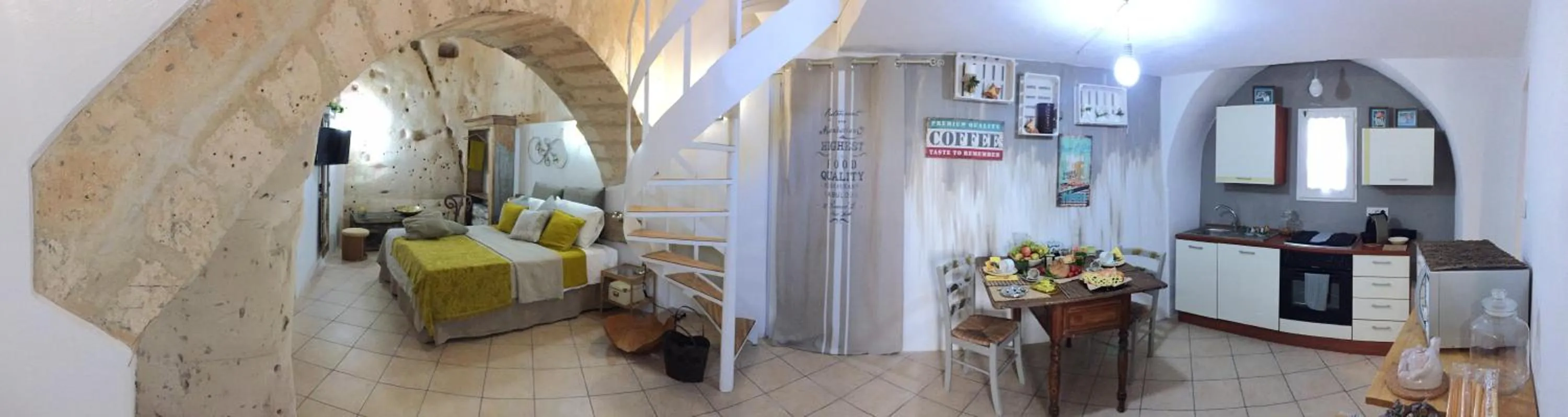 Kitchen or kitchenette, Bed in Il Geco