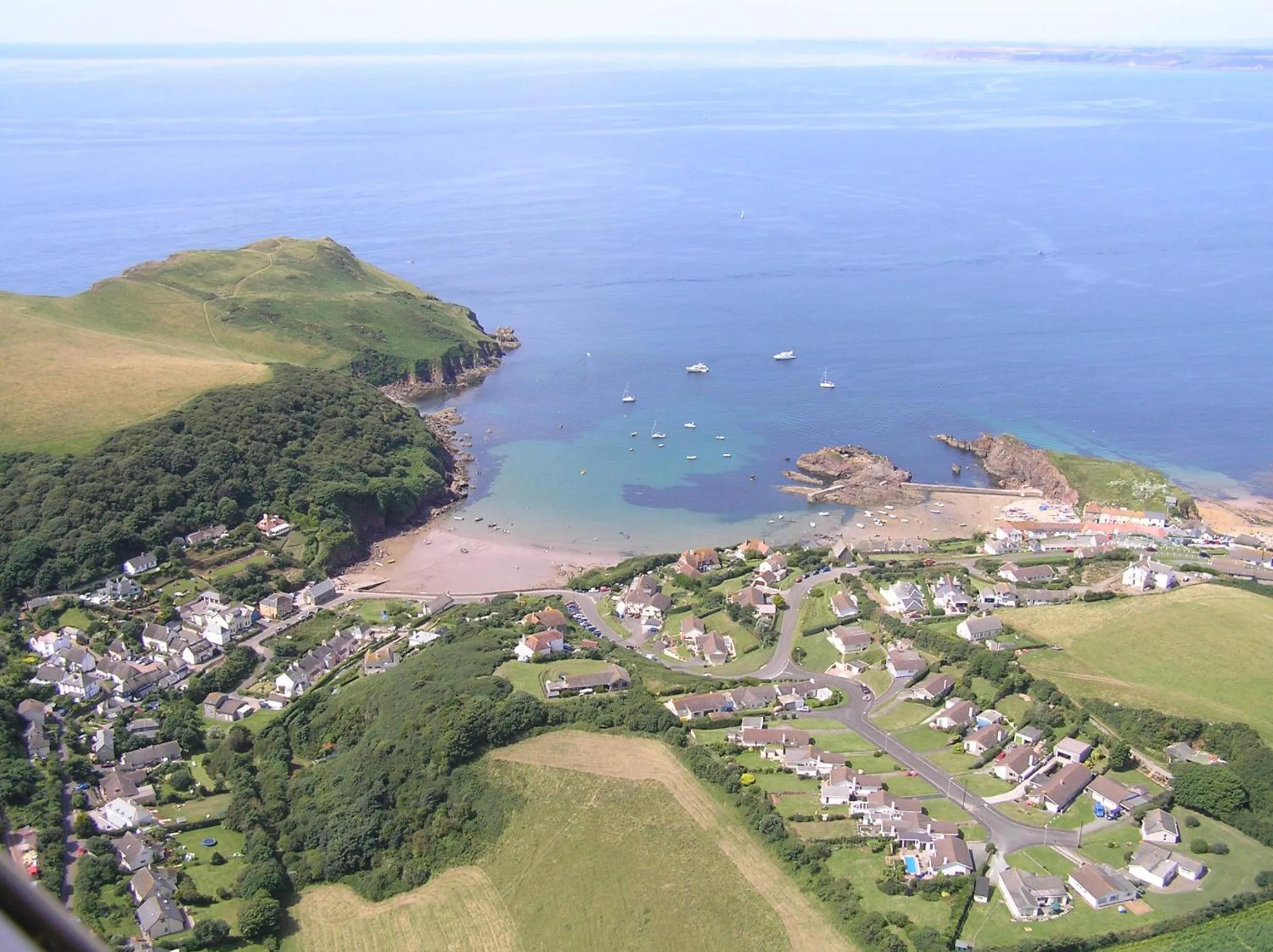 Bird's eye view in The Cottage Hotel
