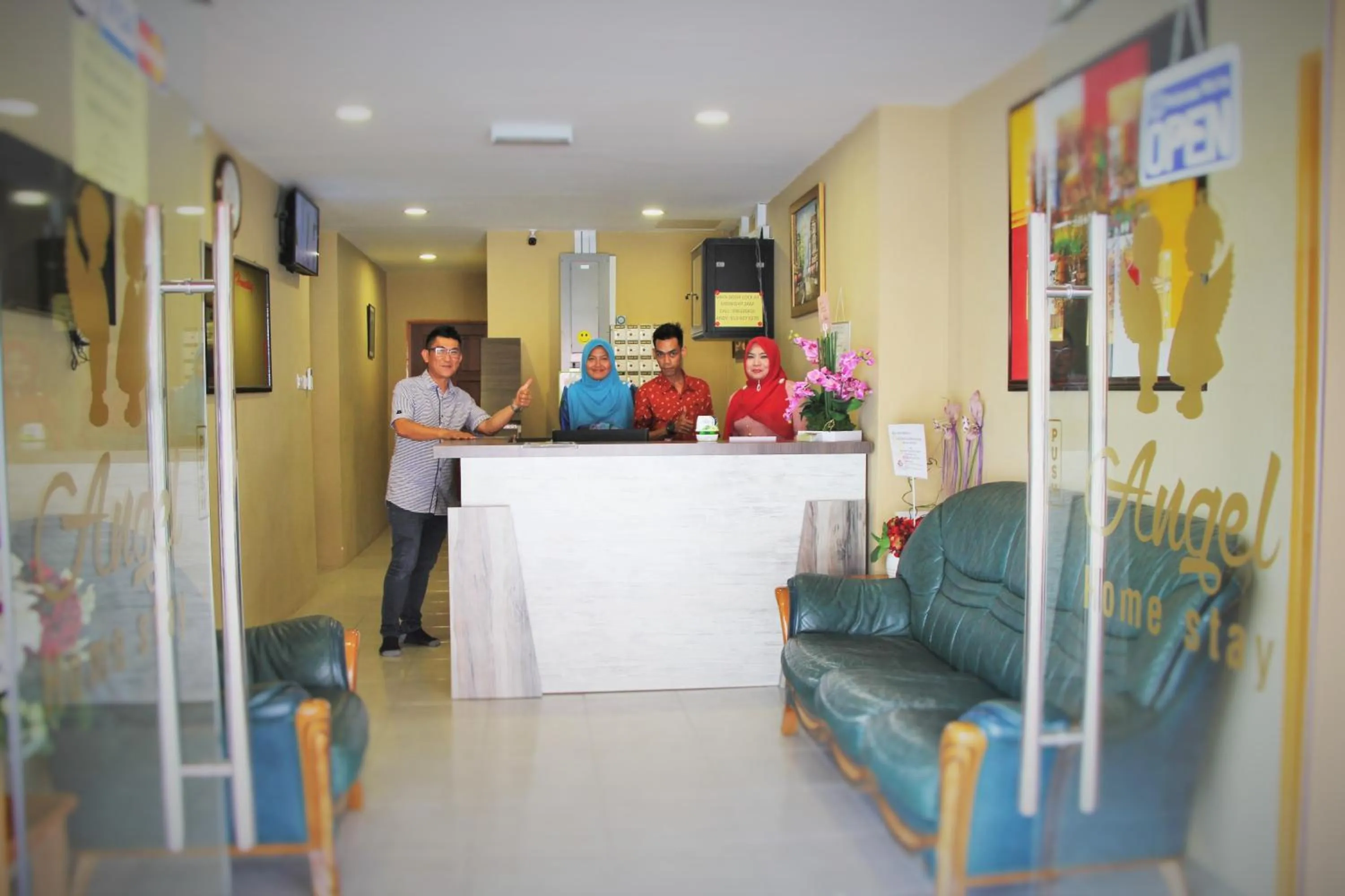 Lobby or reception in Angel Resthouse Hotel