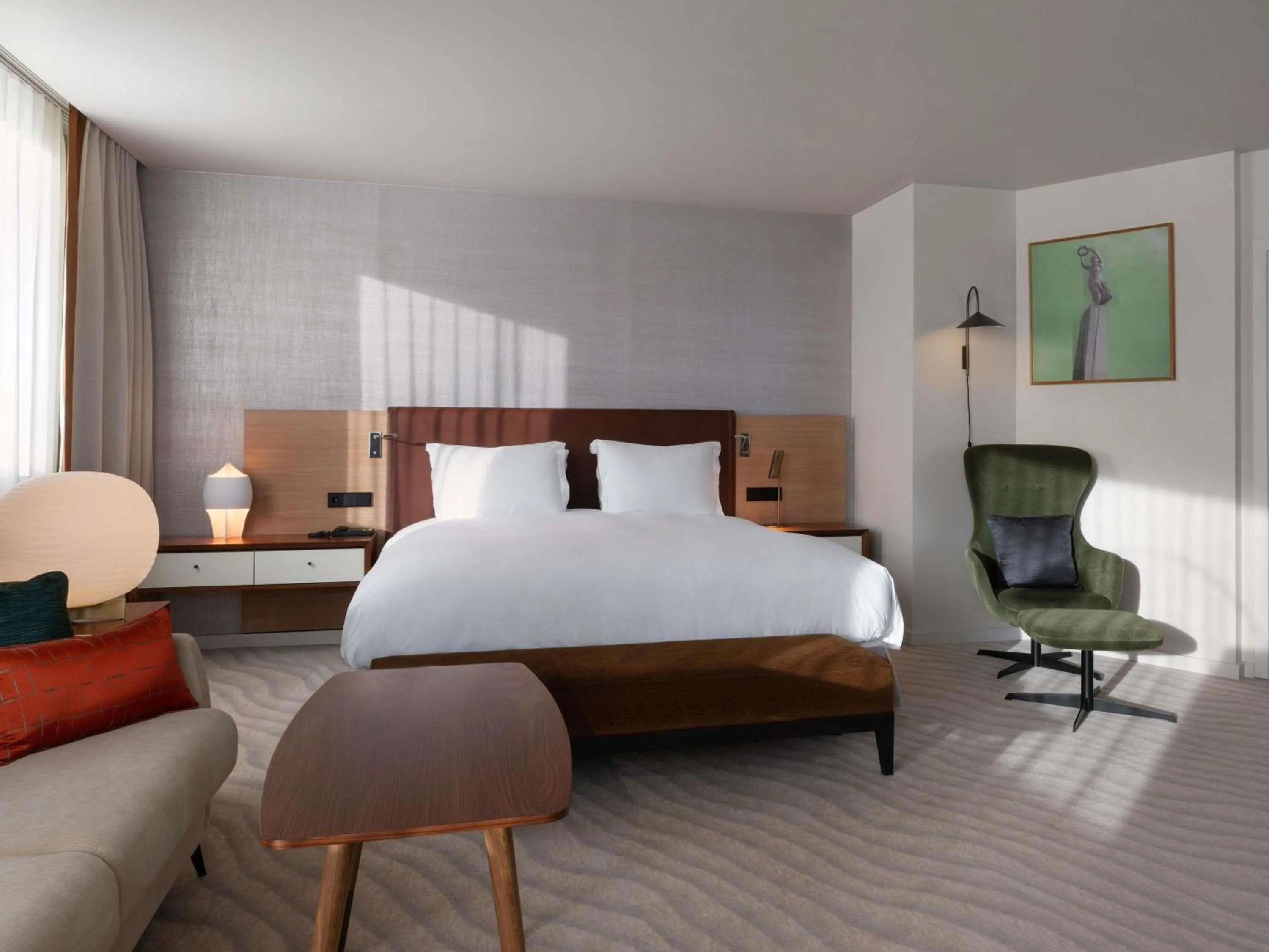 Bedroom, Bed in Sofitel Luxembourg Le Grand Ducal