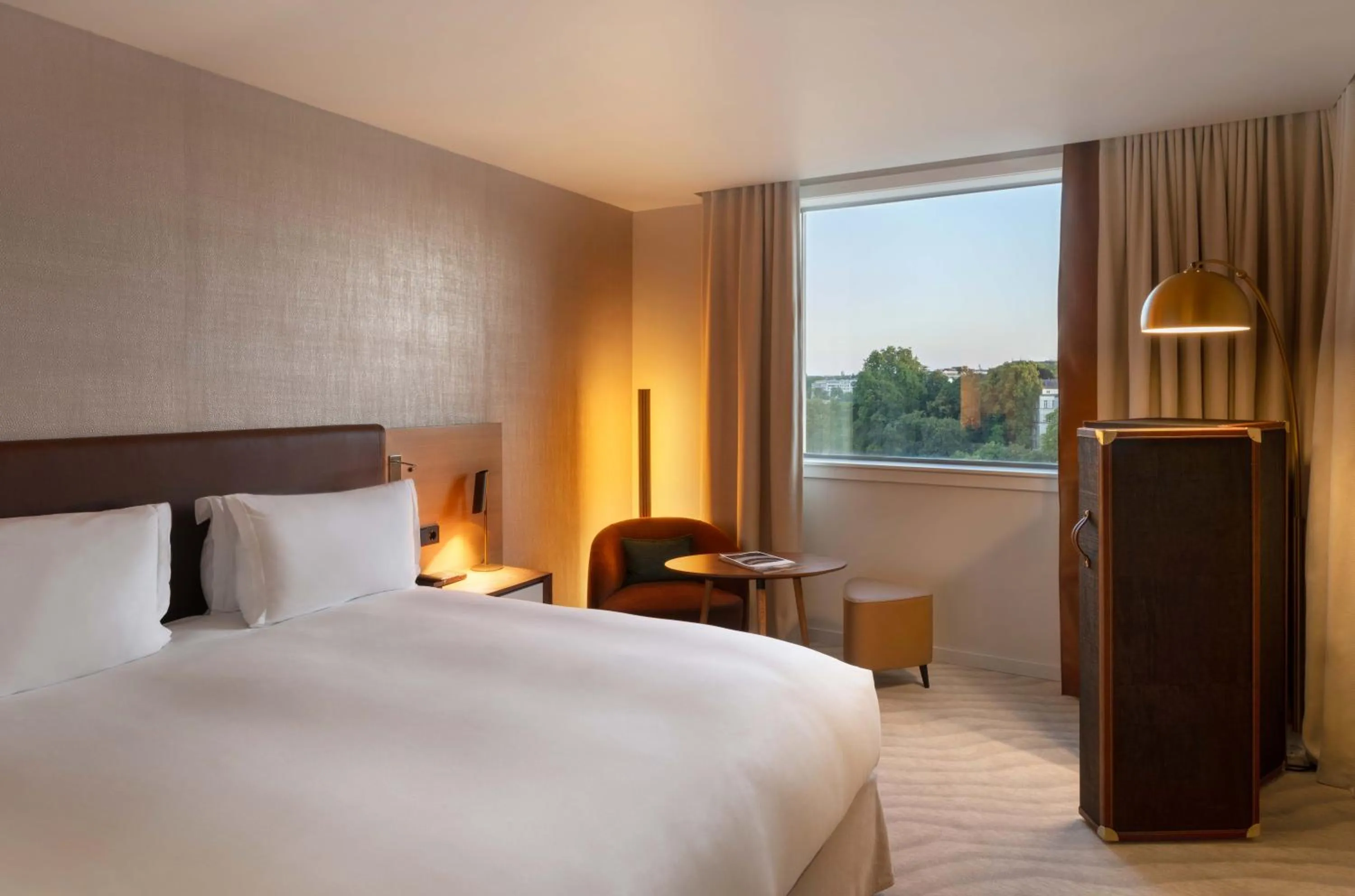 Bed in Sofitel Luxembourg Le Grand Ducal