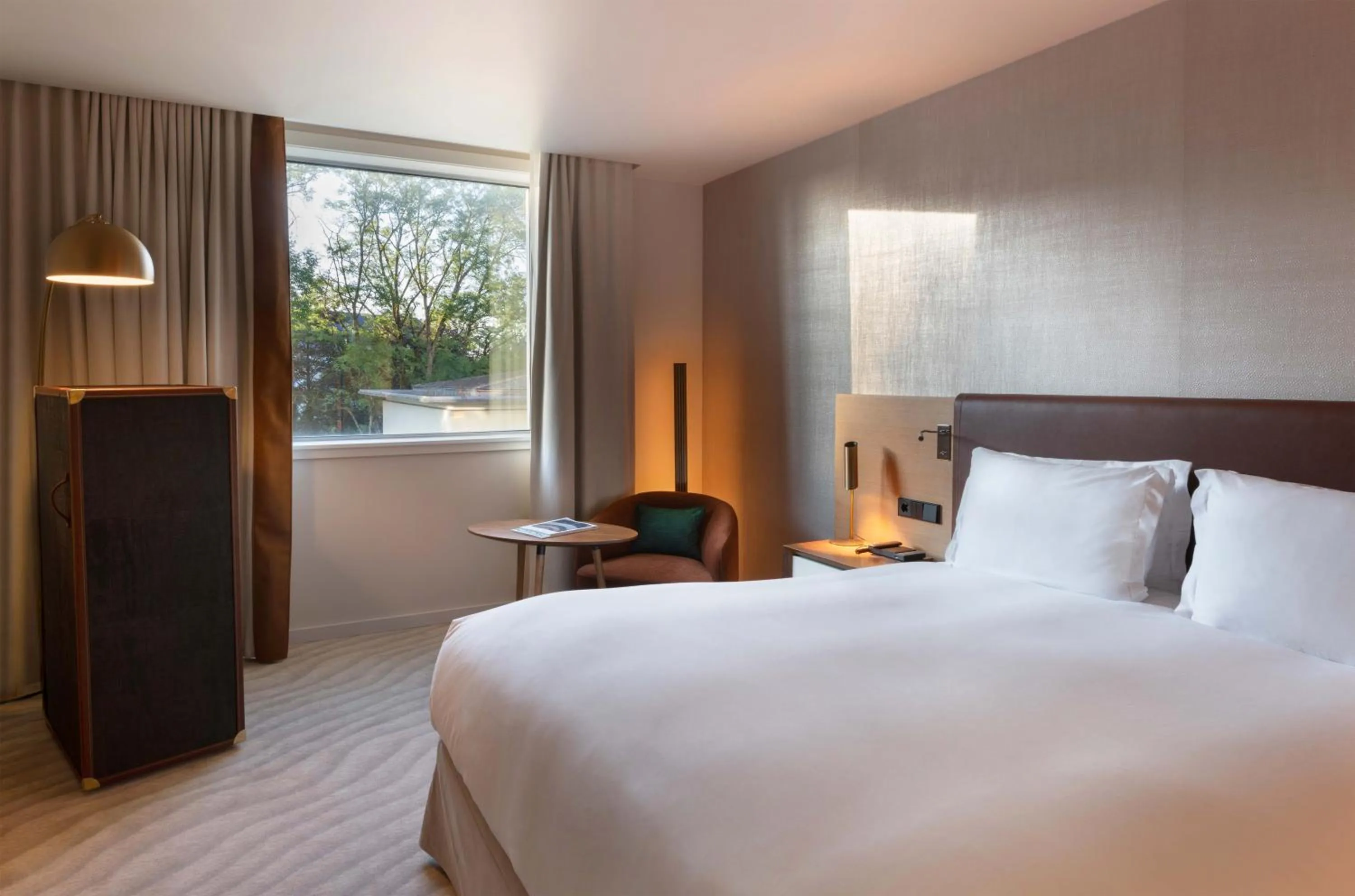 Bed in Sofitel Luxembourg Le Grand Ducal