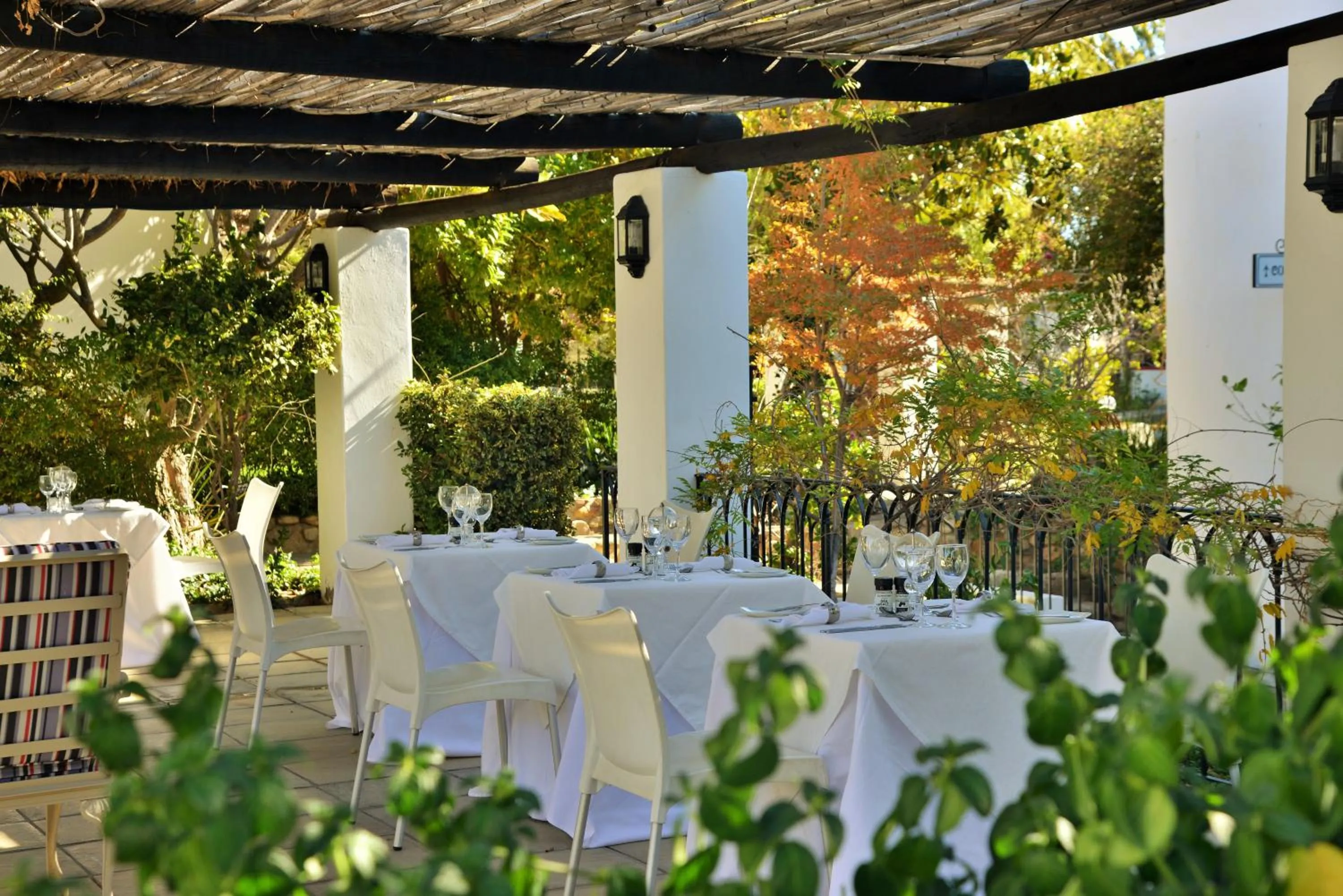 Patio in Mont d'Or Swartberg Hotel
