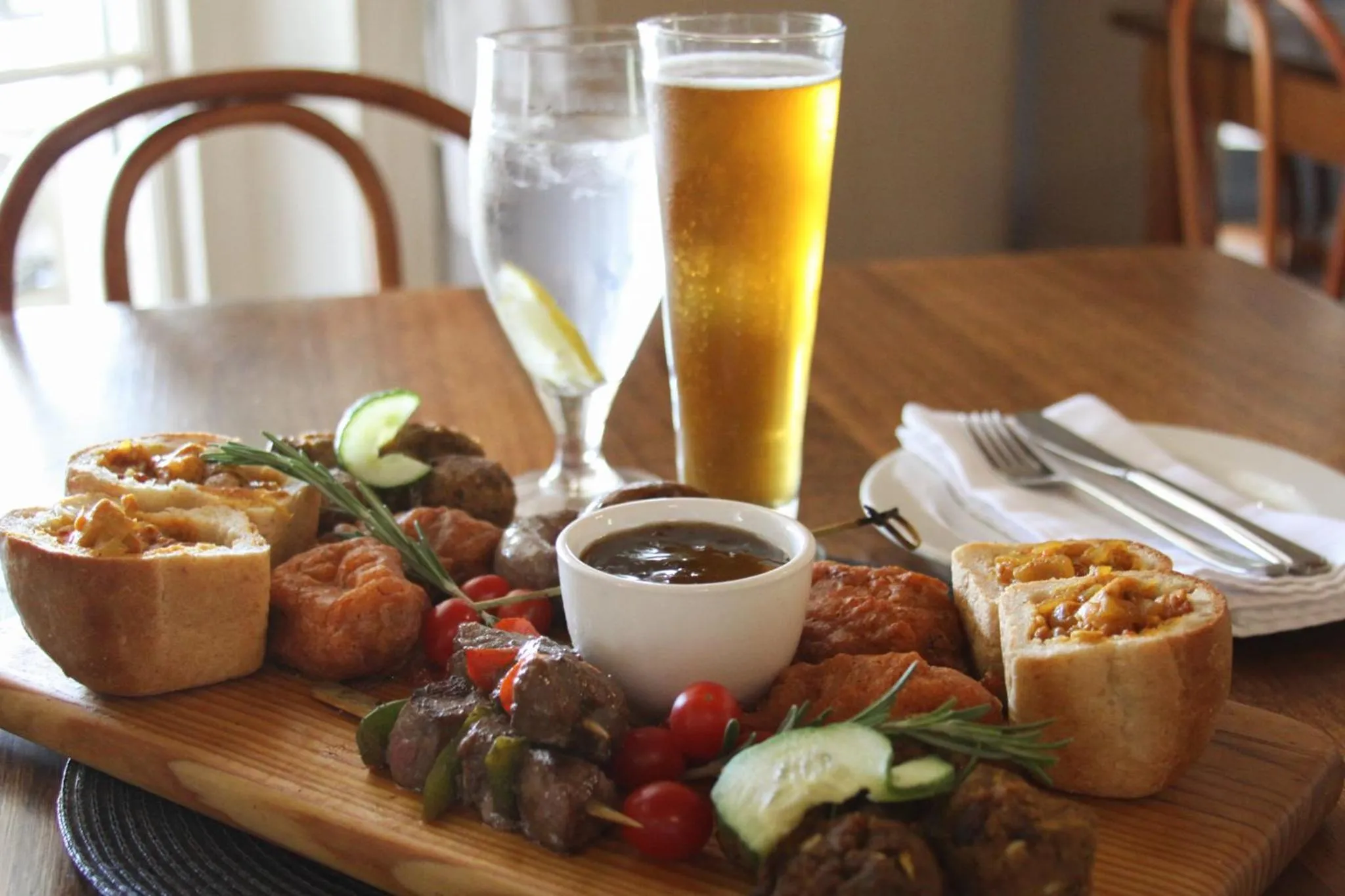 Food and drinks in Mont d'Or Swartberg Hotel