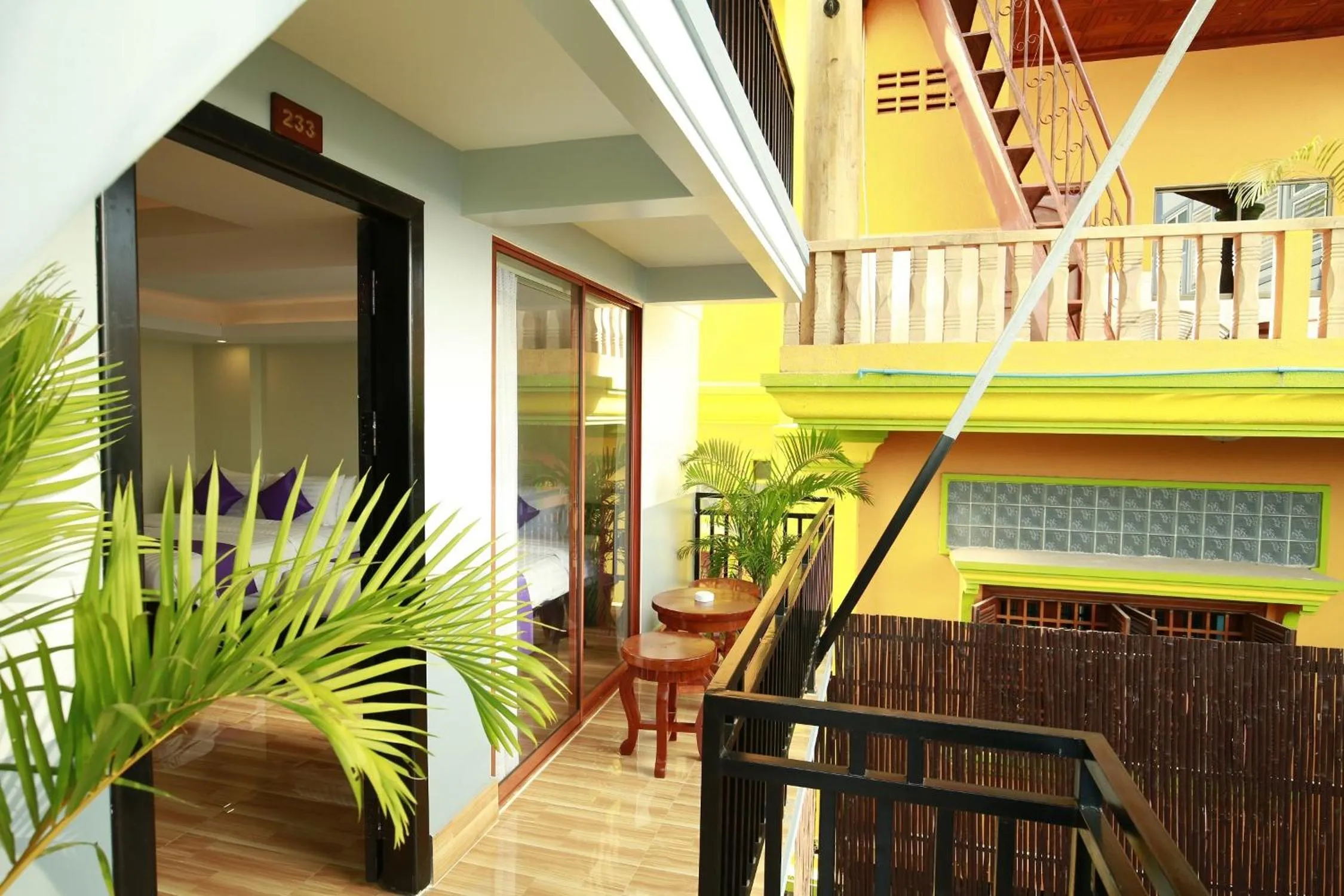 Garden view in Chheng Residence