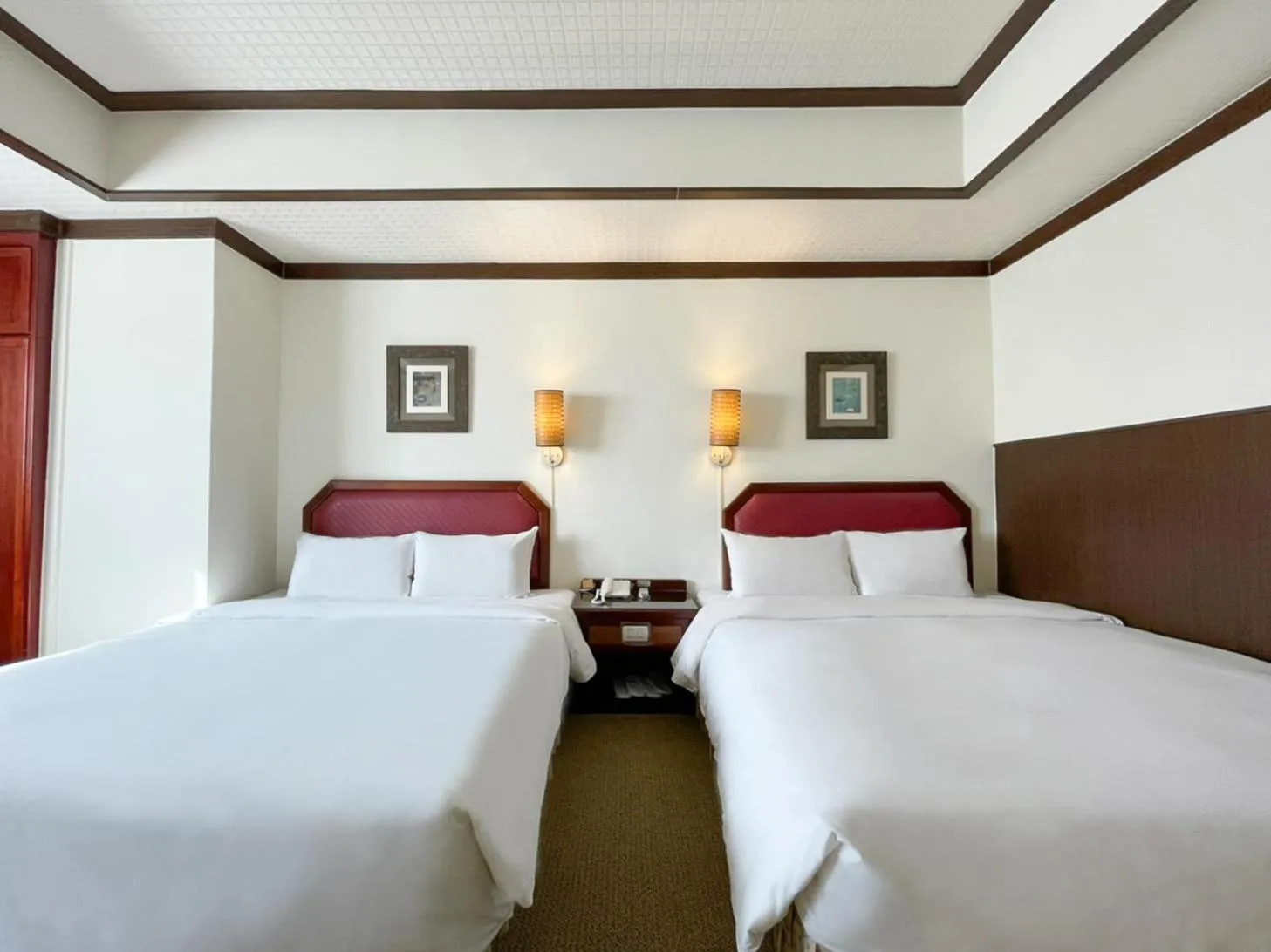 Bed in Guide Hotel Changhua Jhongjheng