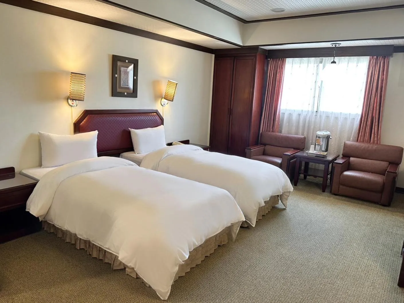 Bed in Guide Hotel Changhua Jhongjheng