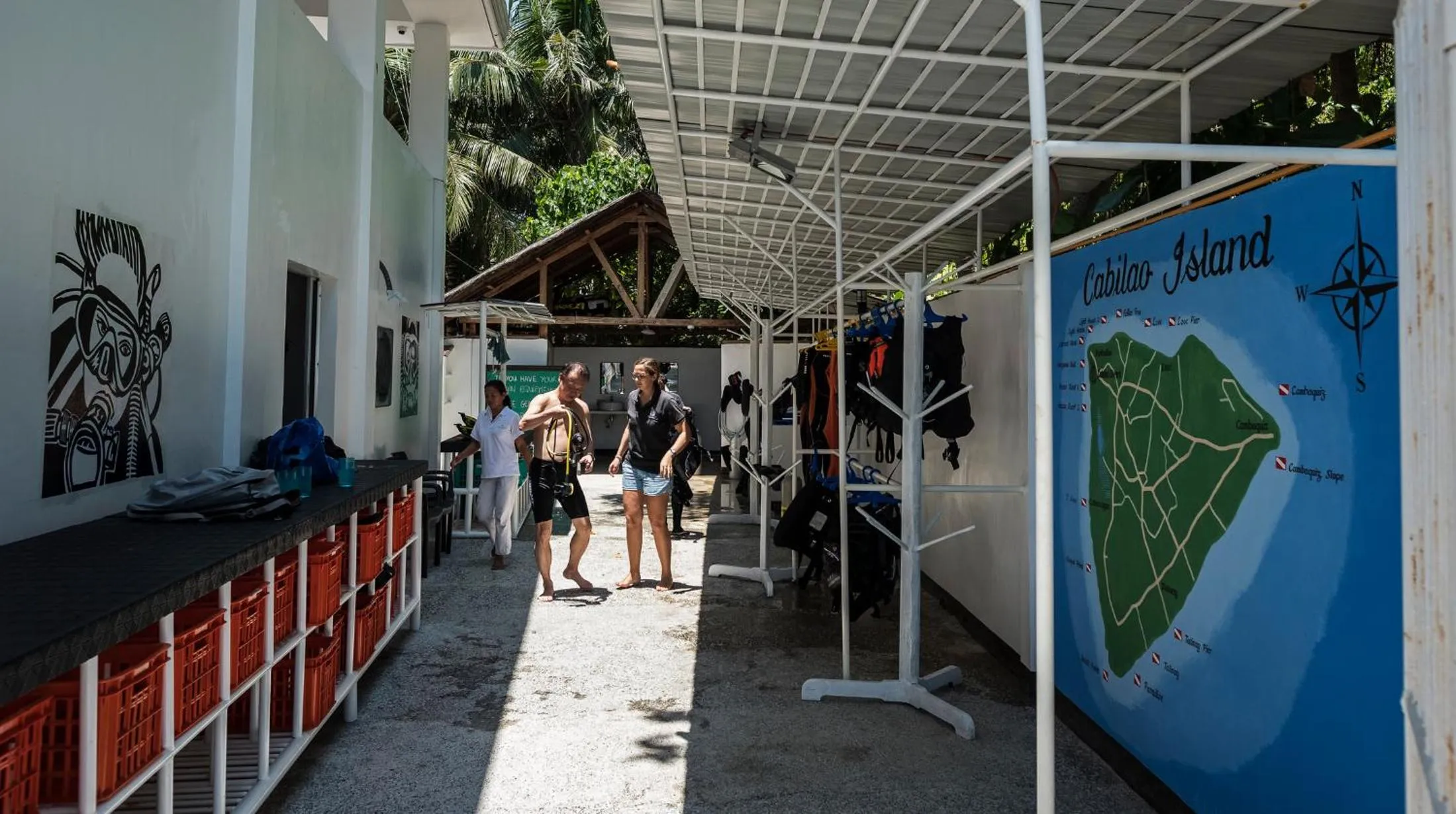 Property building in Cabilao Sanctuary Beach & Dive Resort