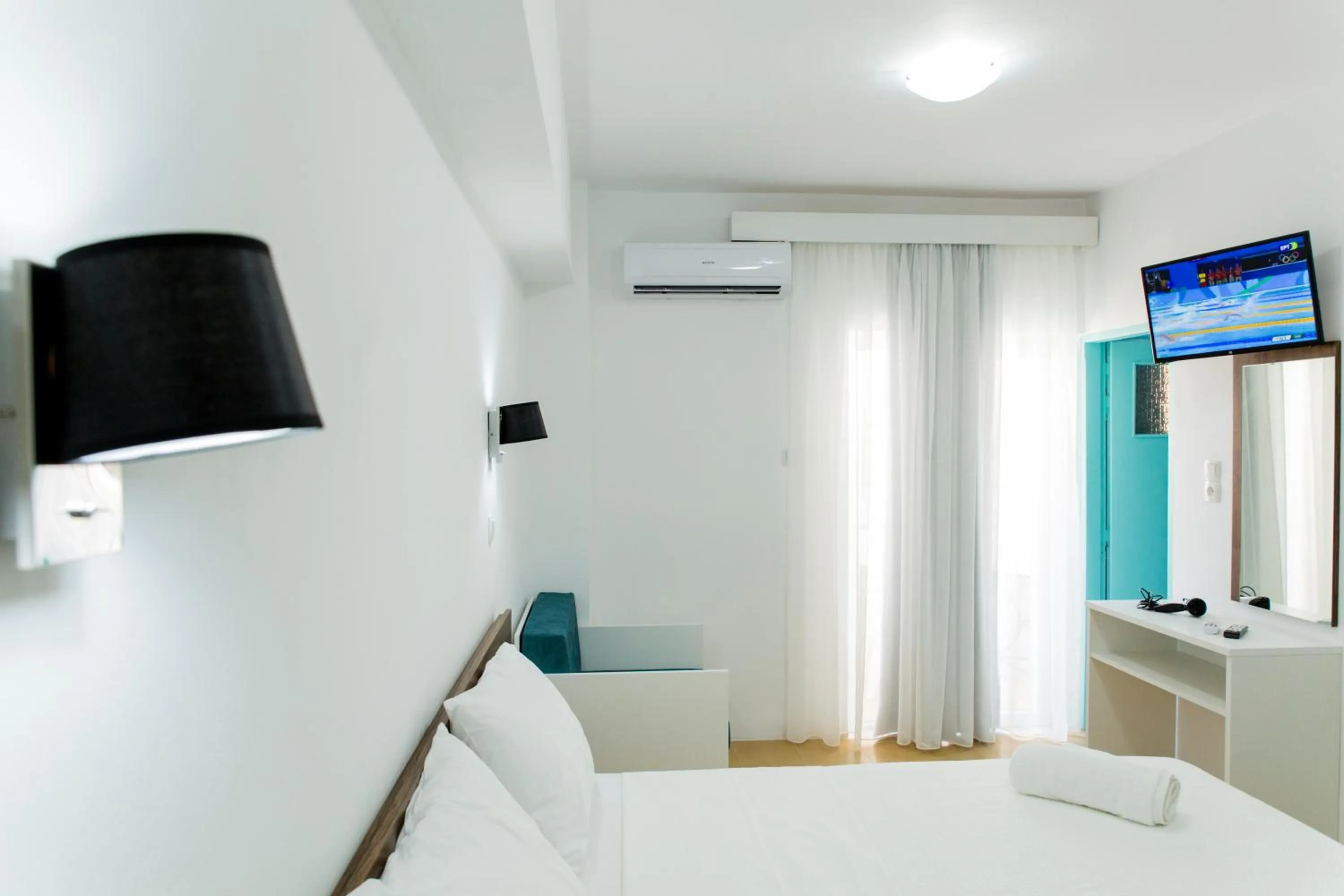 Bedroom, Bed in Kissamia - Self Check In Only - Next to Night Clubs