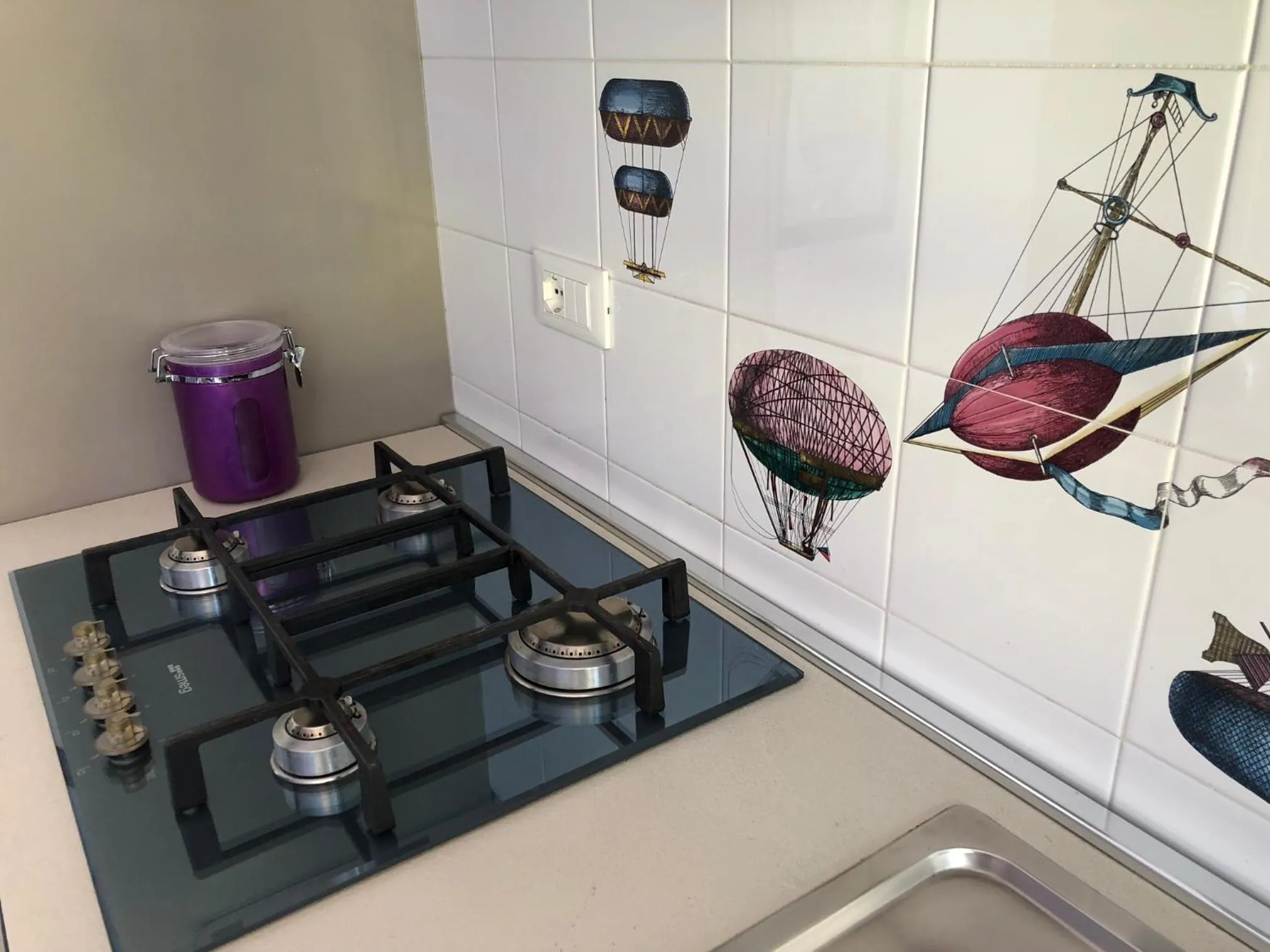 stove in Appartamenti Antico Frantoio Doria