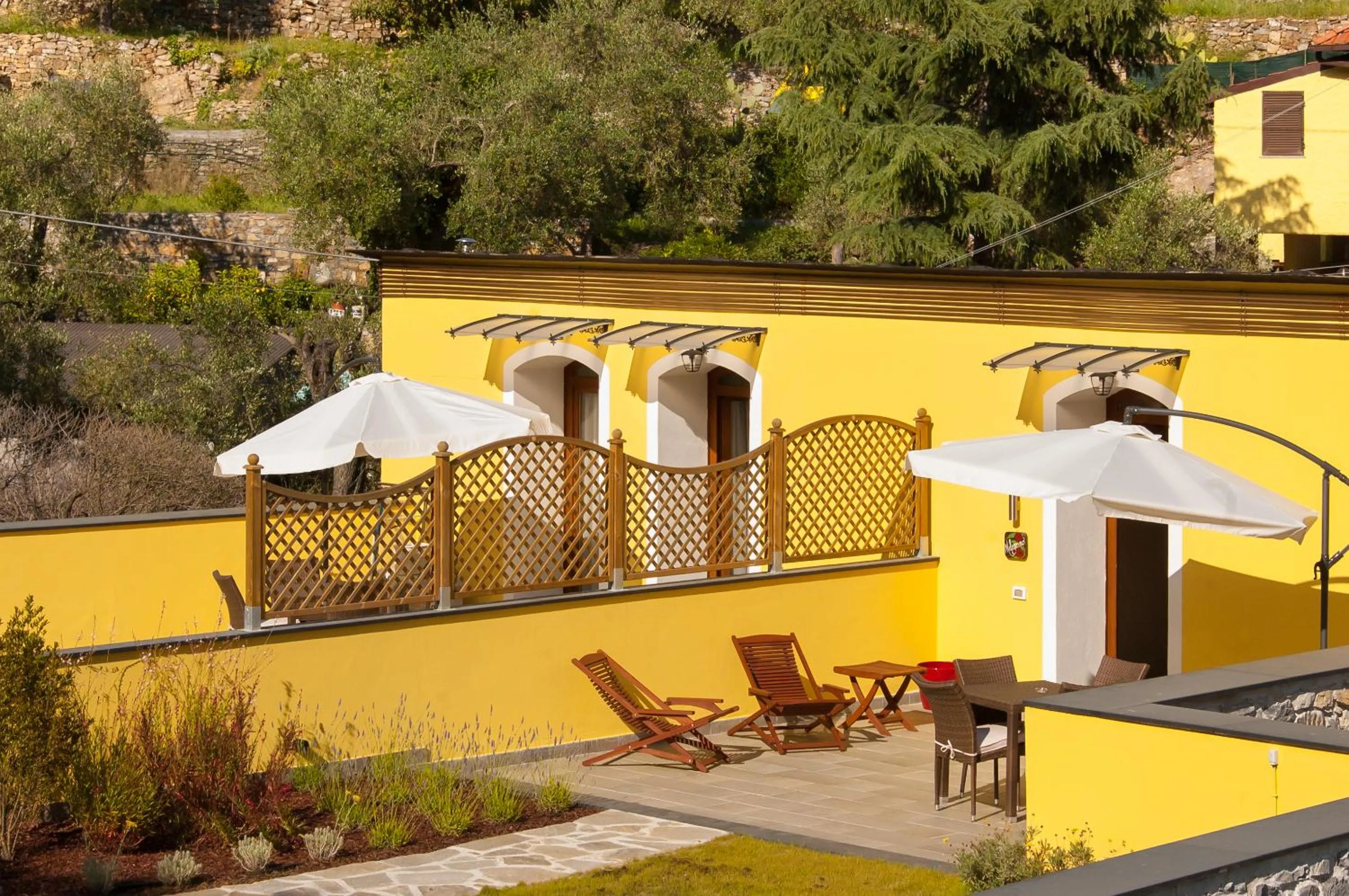 Balcony/Terrace in Appartamenti Antico Frantoio Doria